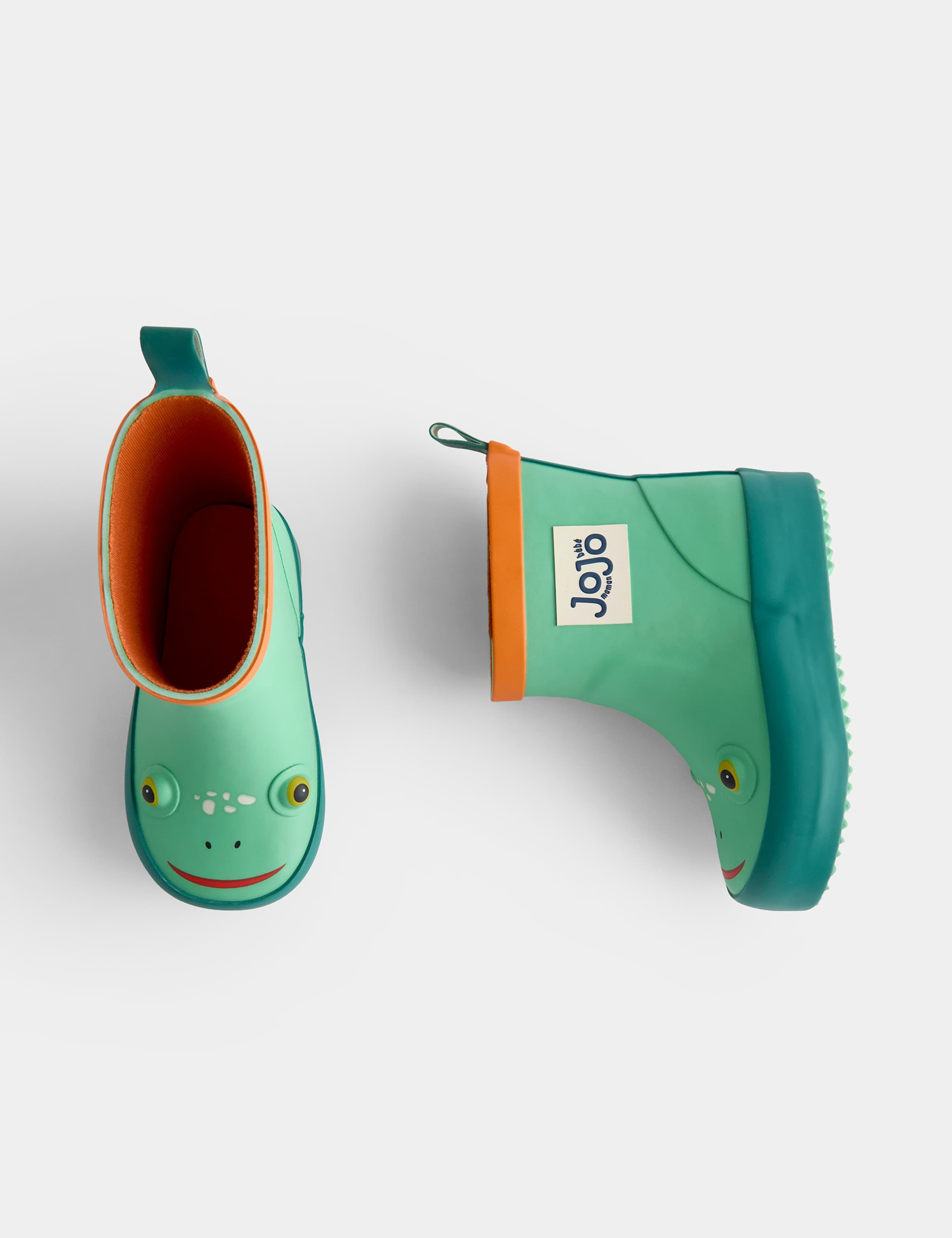 Kids Waterproof Frog Wellies with Grippy Sole 4 of 4
