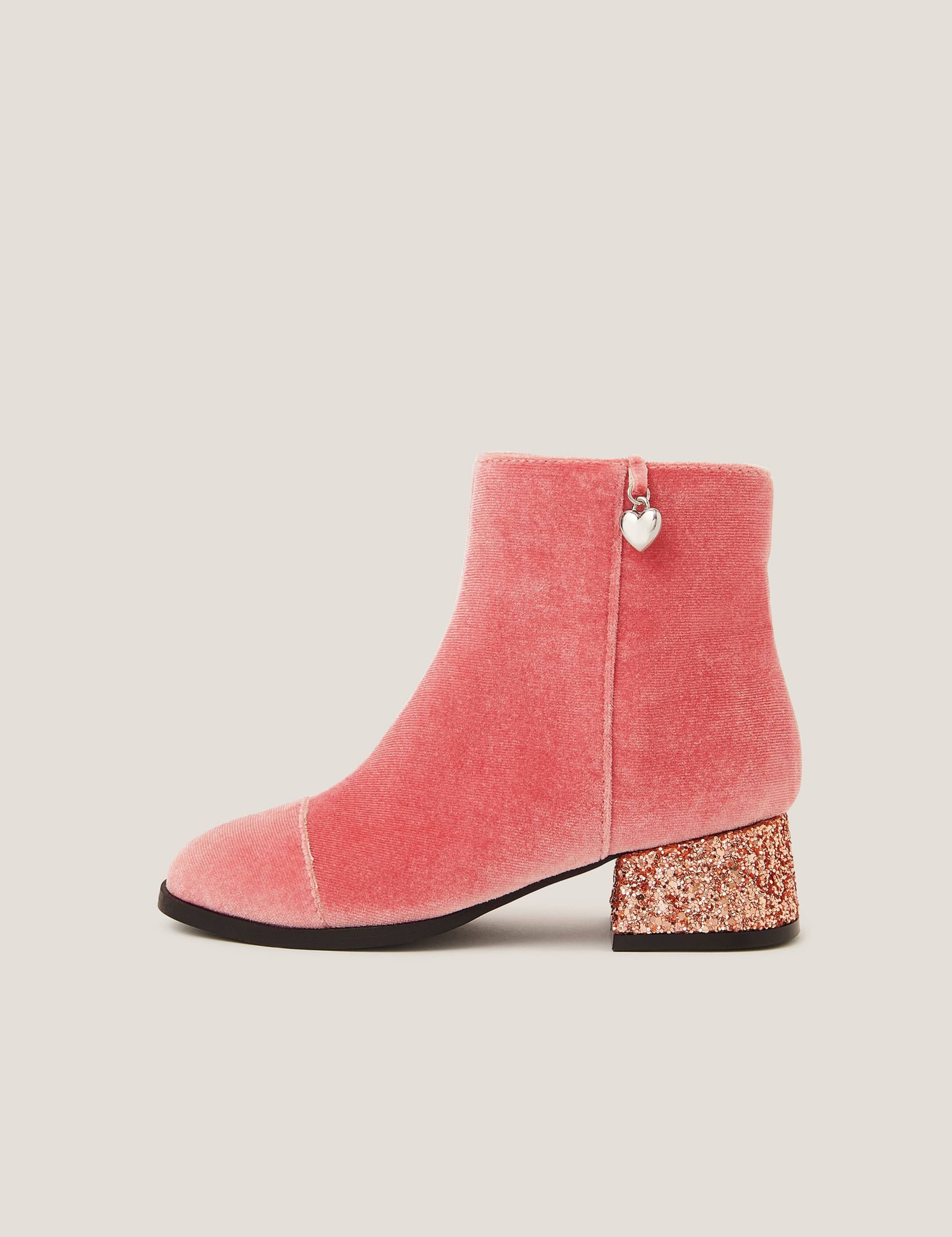 Kids' Velvet Glitter Boots (10 Small - 3 Large) 3 of 3
