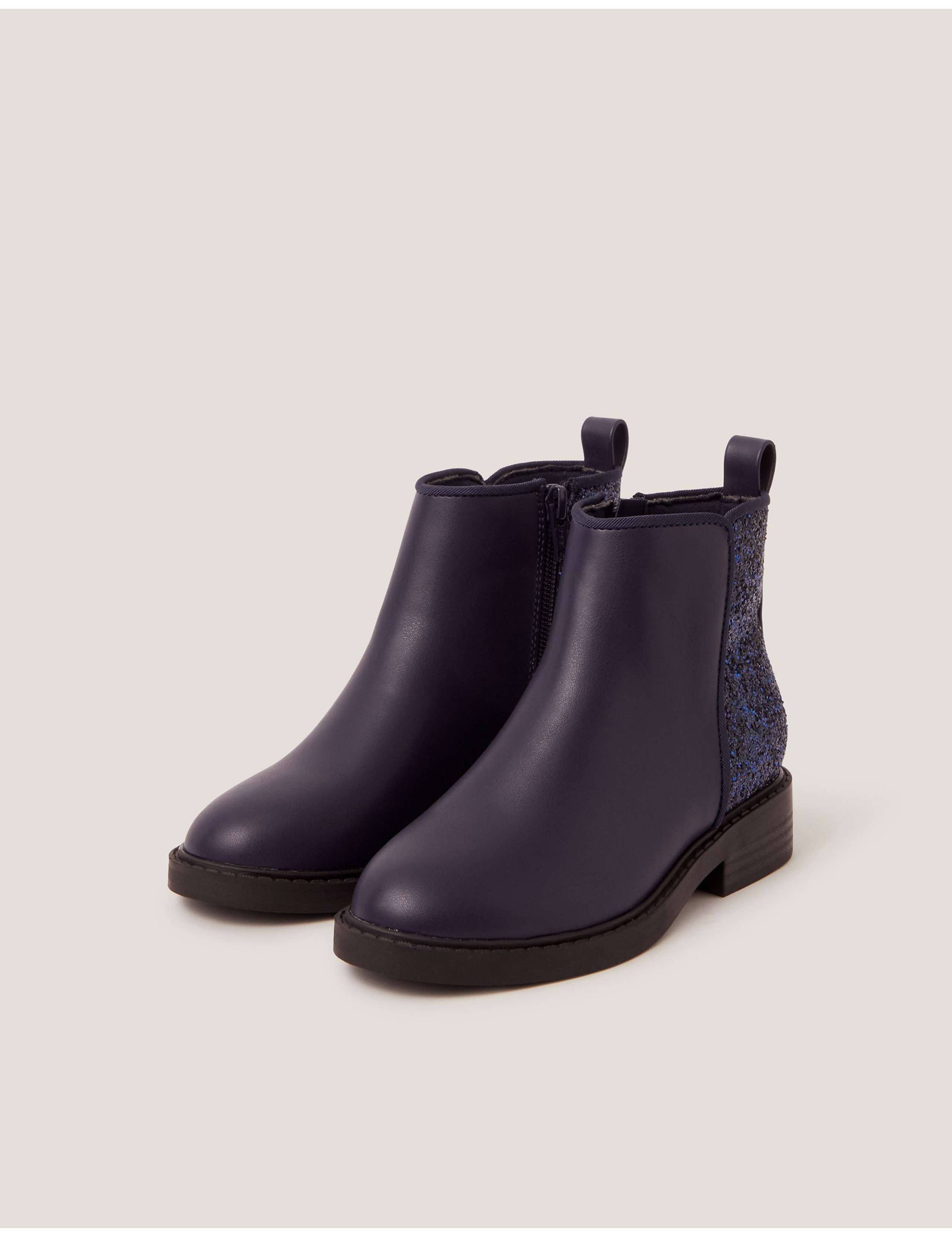 Kids' Glitter Ankle Boots (9 Small - 4 Large) 3 of 3