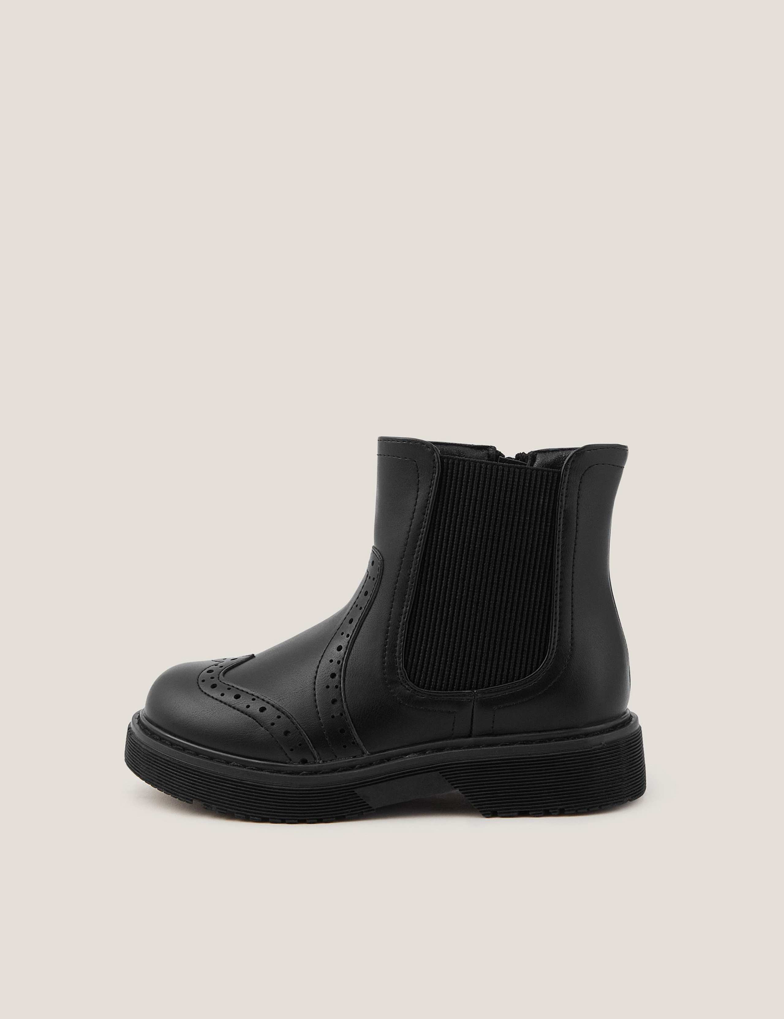 Kids' Leather Chelsea Boots (7 Small - 3 Large) 2 of 3