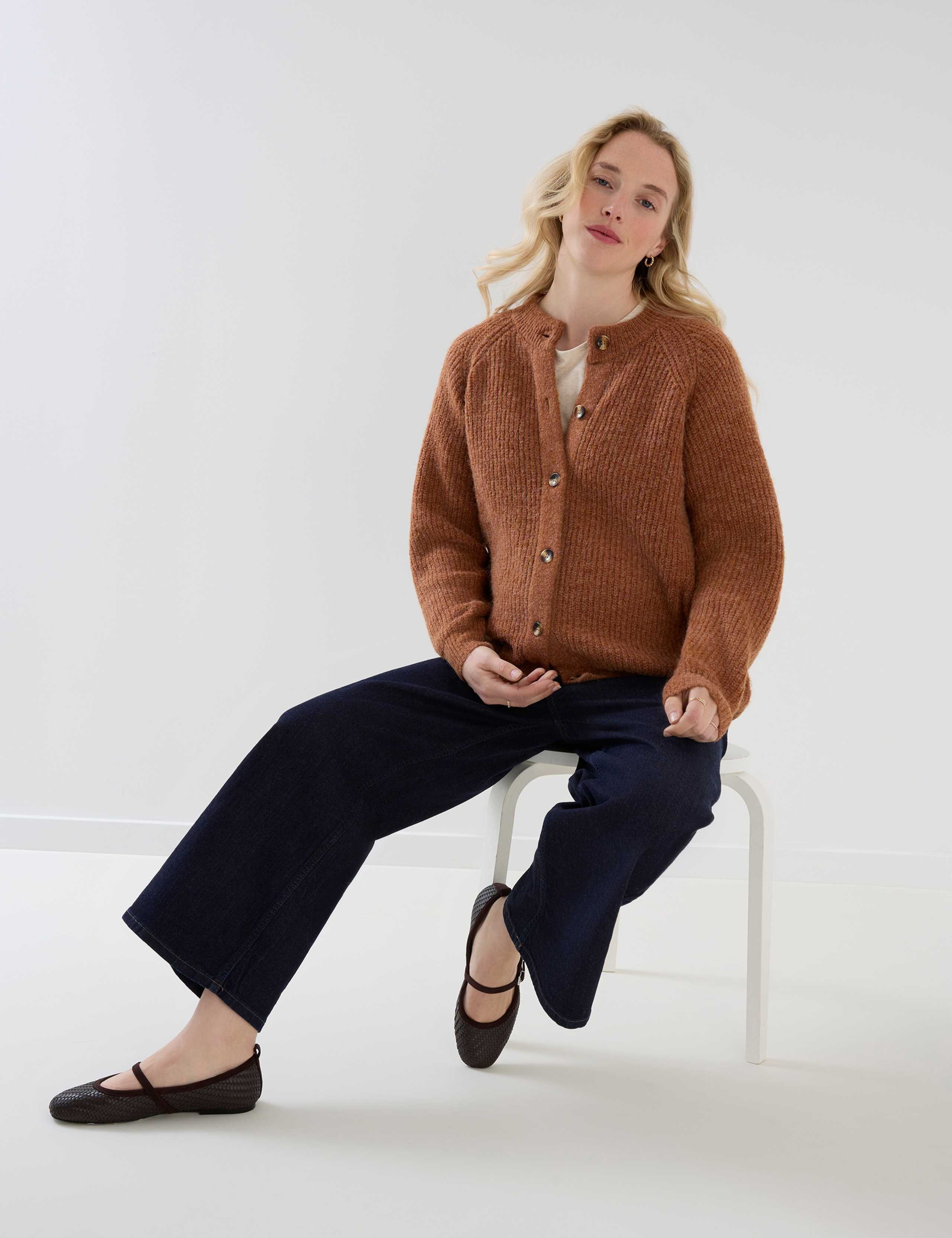 Maternity Long Sleeve Chunky Knit Cardigan 2 of 5