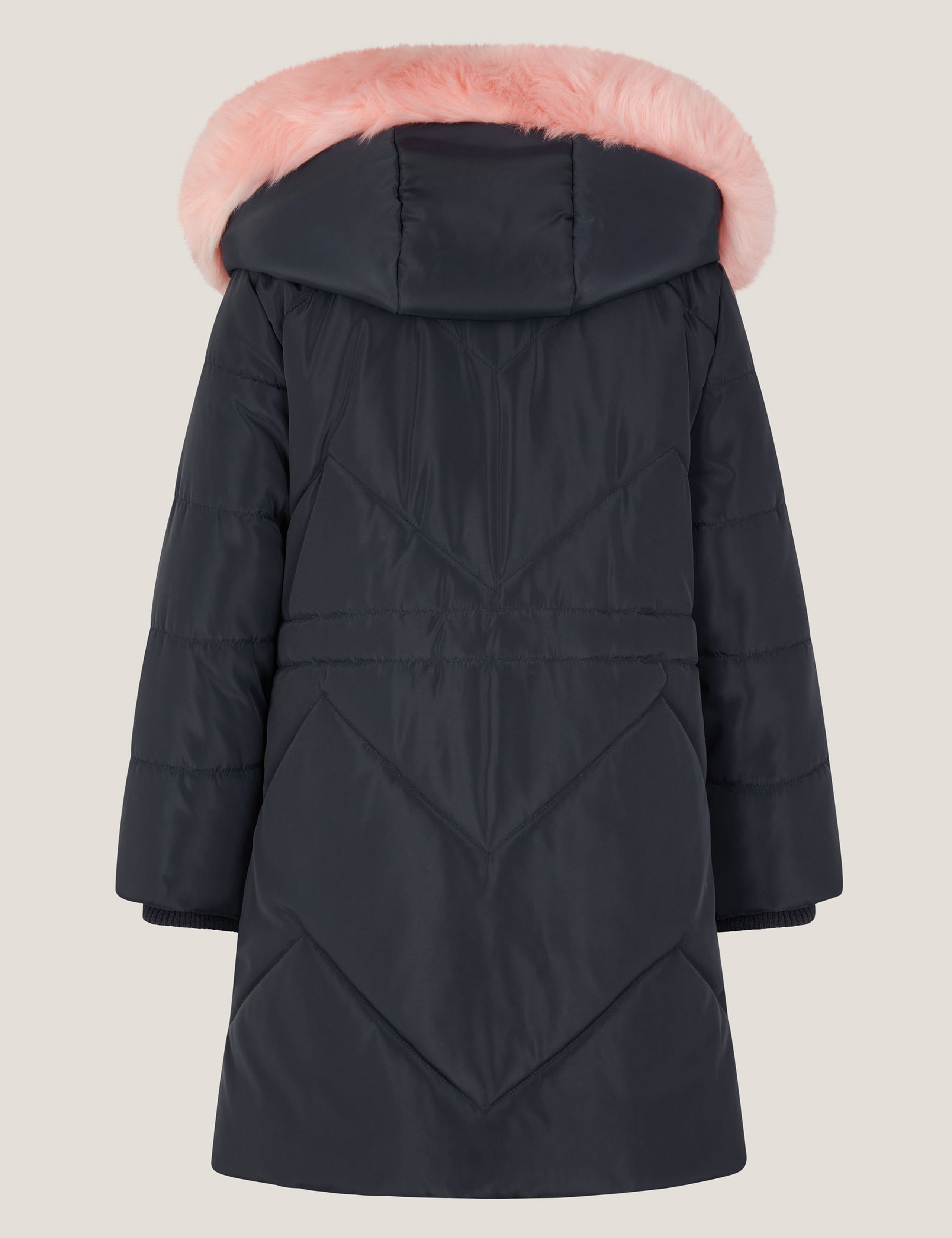 Hooded Quilted Puffer Coat (3-13 Yrs) 3 of 5