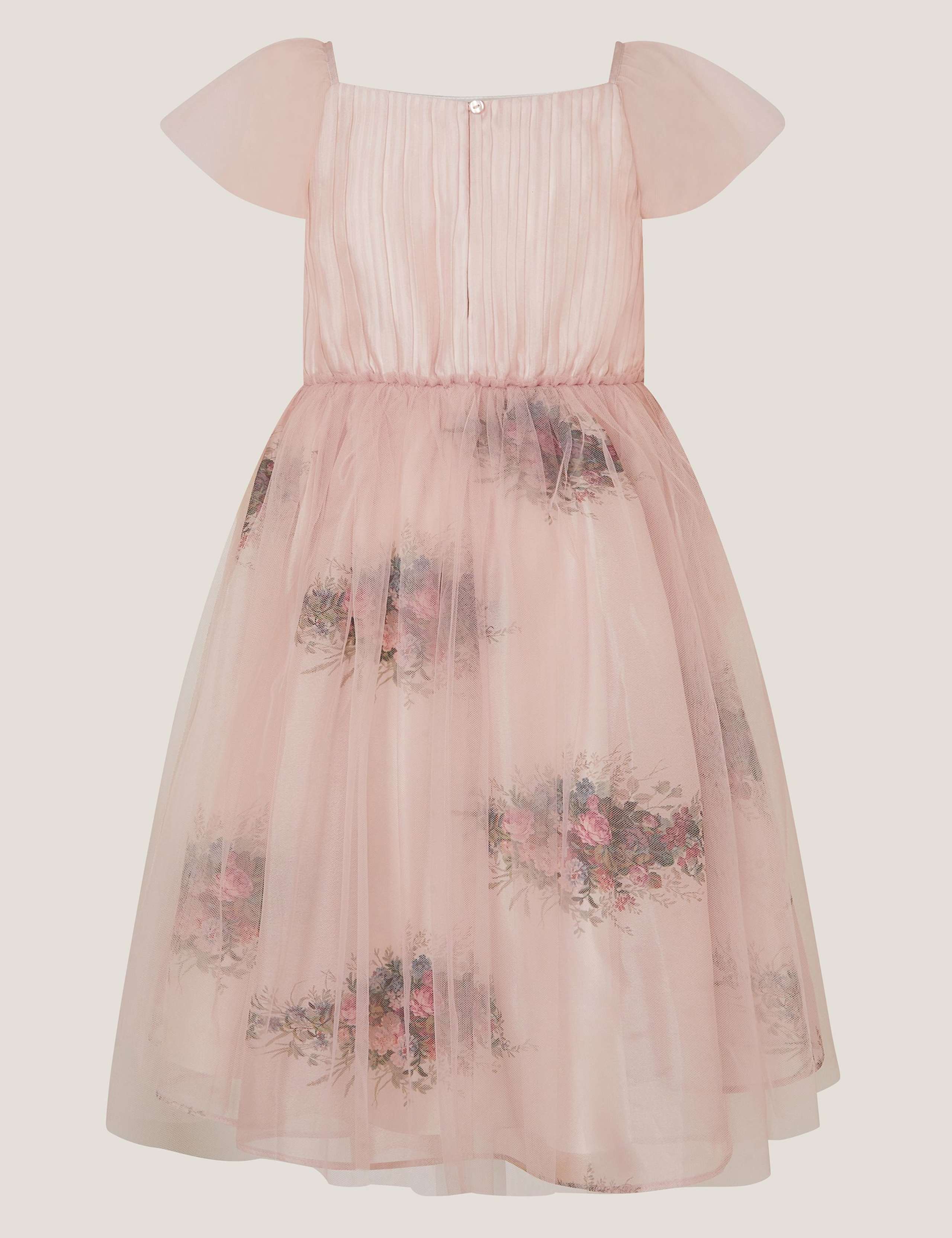 Baby Charlotte Floral Tulle Dress Pink 3 of 3
