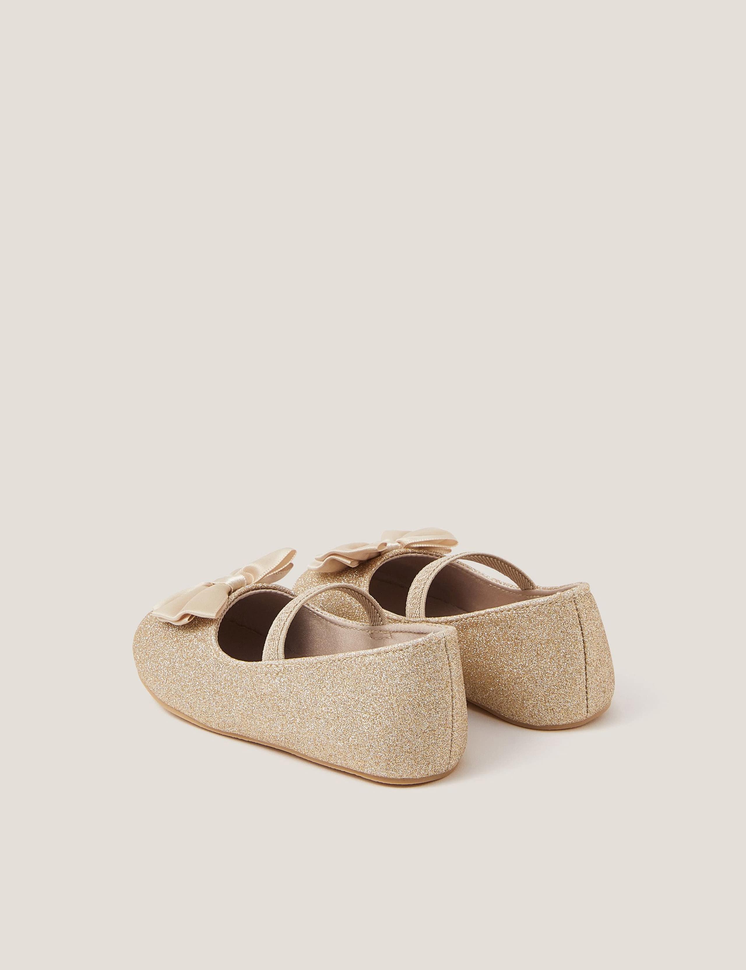 Baby Glitter Pram Shoes (2-5 Large) 3 of 3