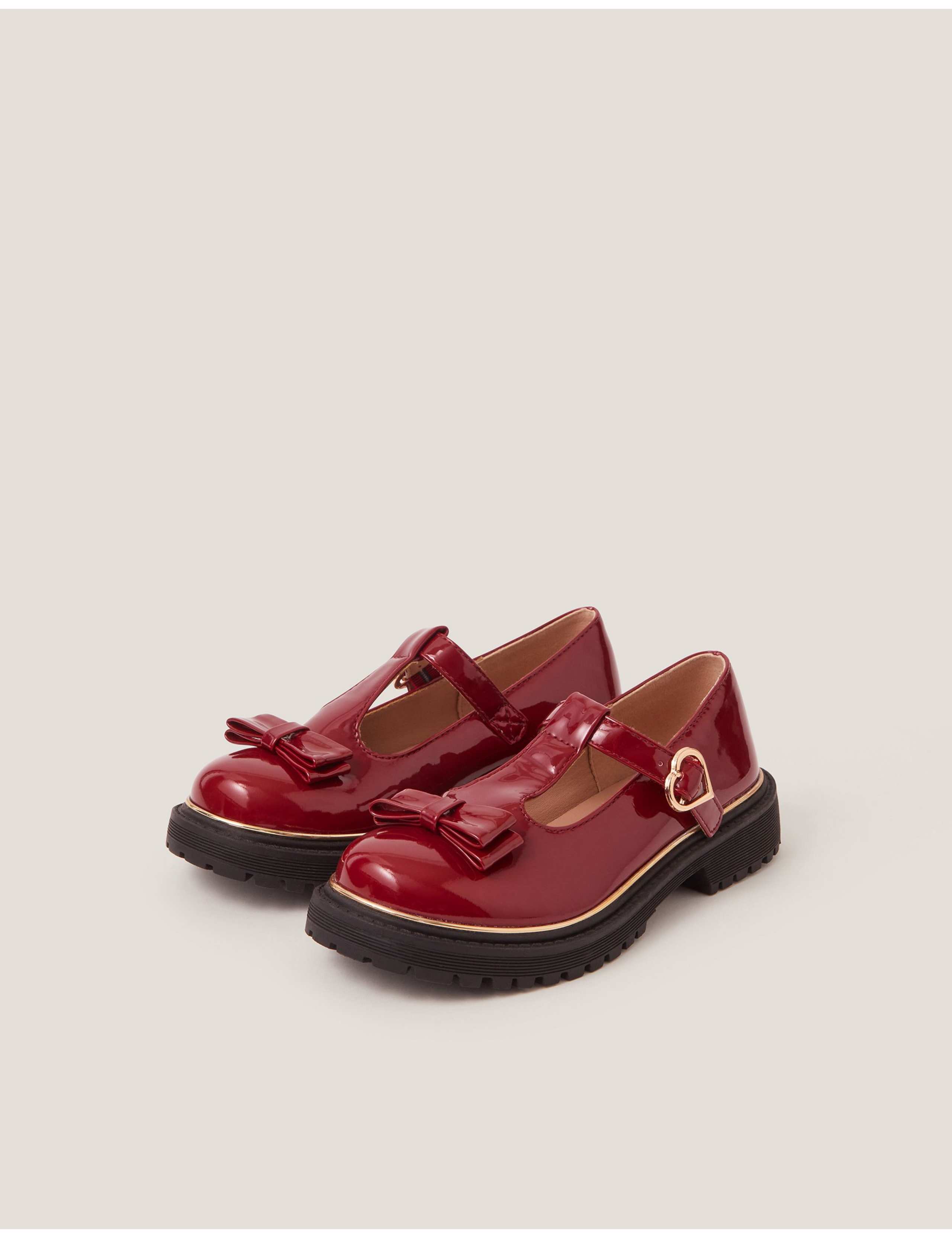 Kids' Patent Leather Bow Mary Jane Shoes (10 Small - 4 Large) 1 of 3