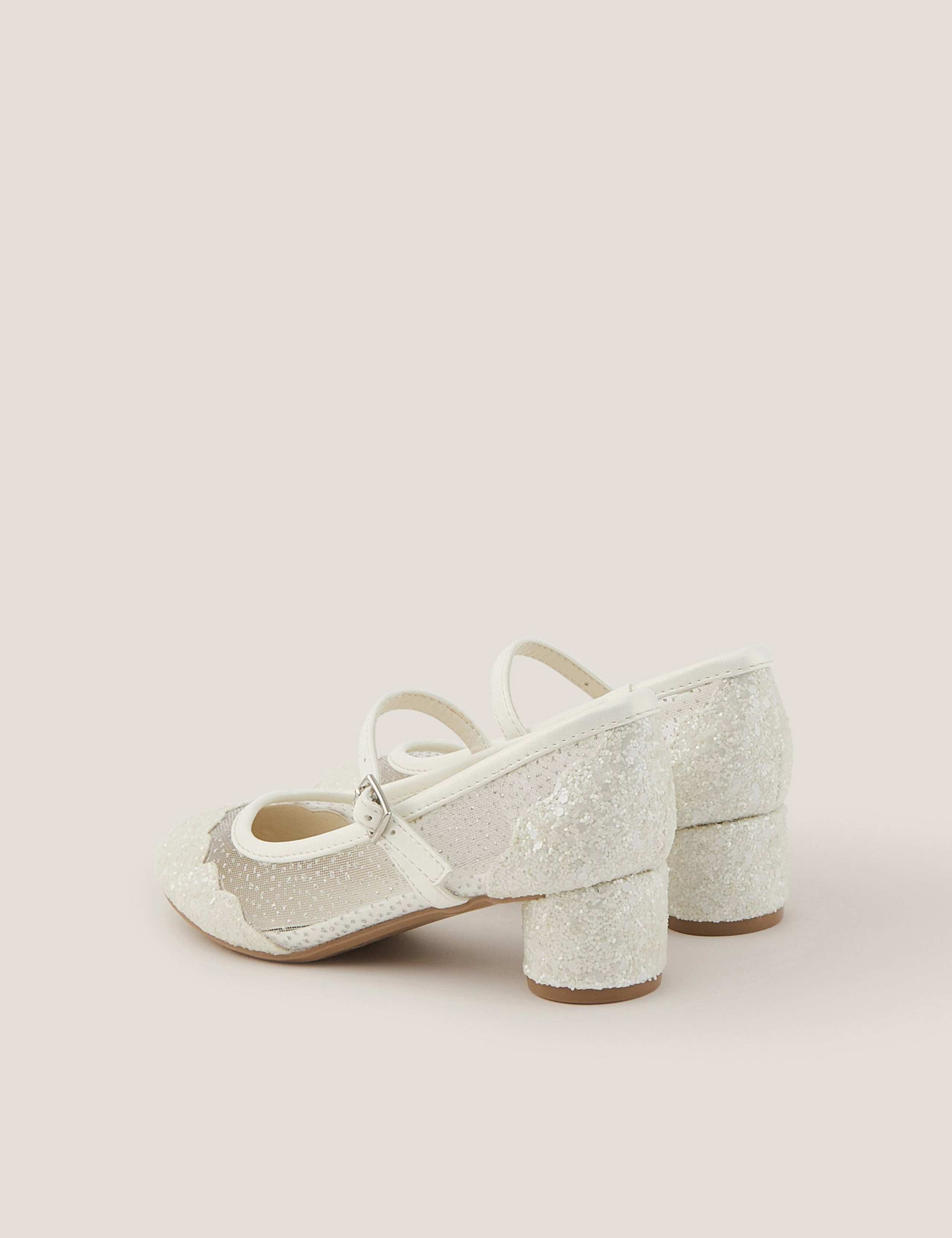 Kids' Glitter Mesh Shoes (7 Small - 3 Large) 2 of 3