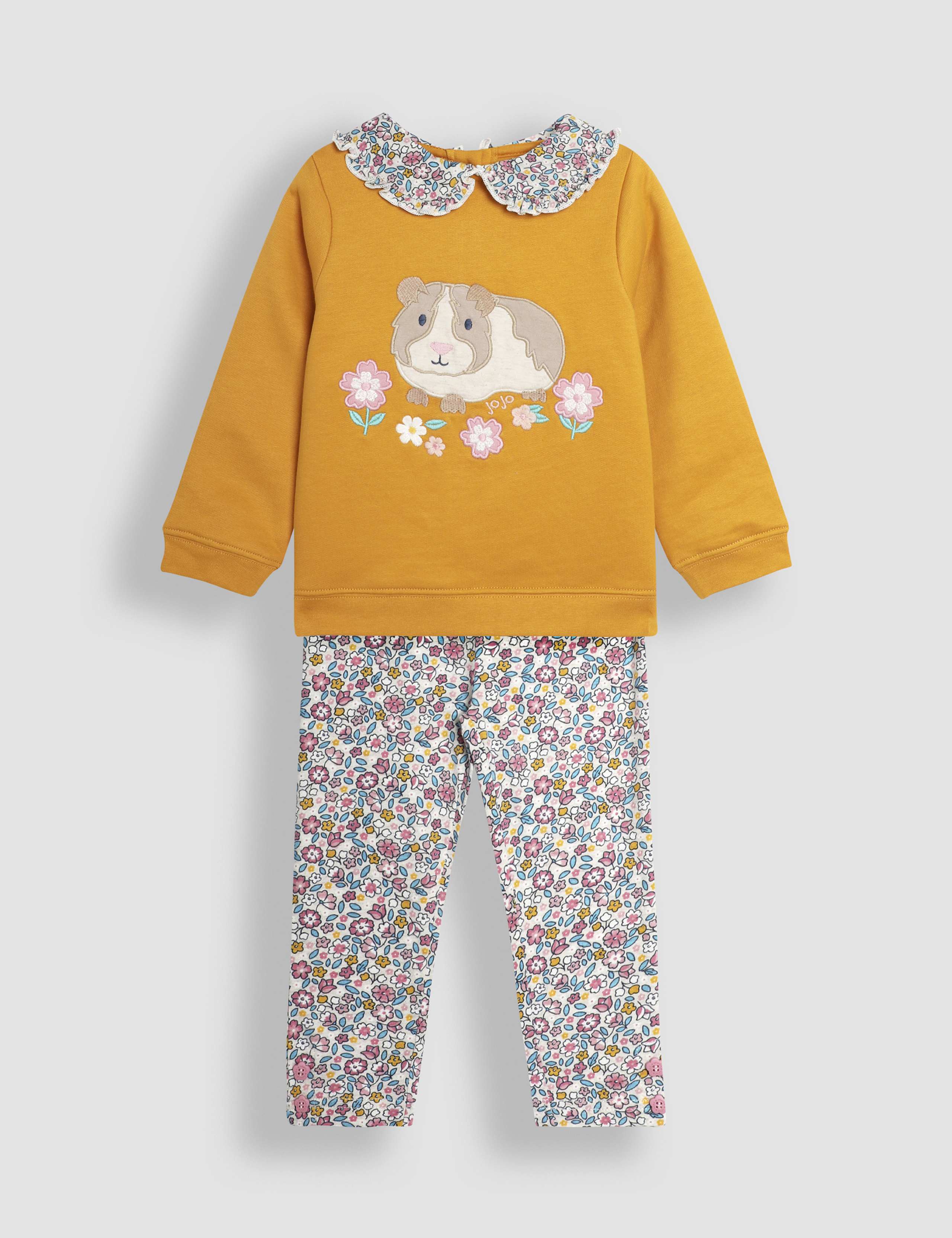 Pure Cotton Guinea Pig Sweatshirt & Leggings (6 Mths-6 Yrs) 1 of 6