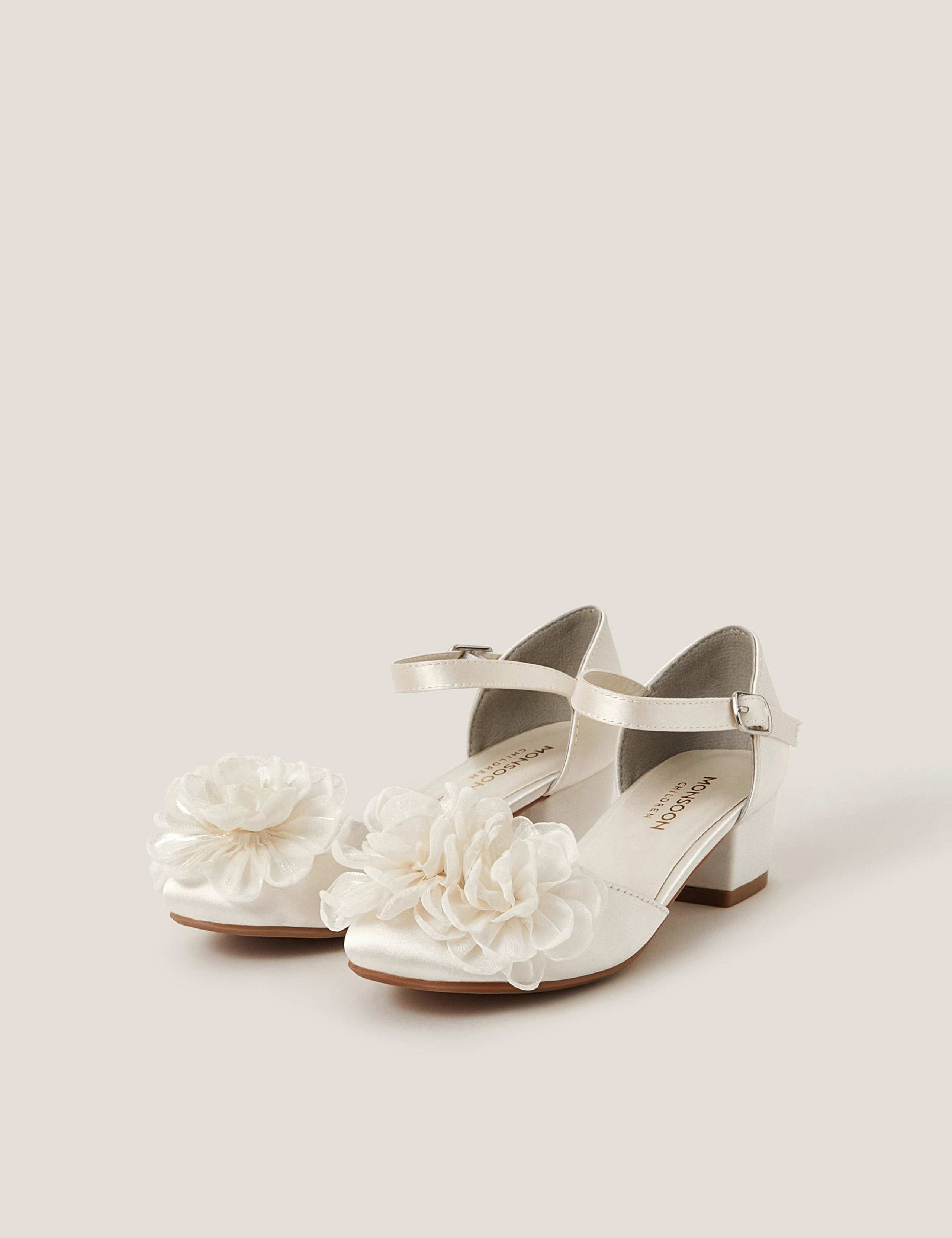 Satin Corsage Sandals (7 Small-10 Large) 2 of 3
