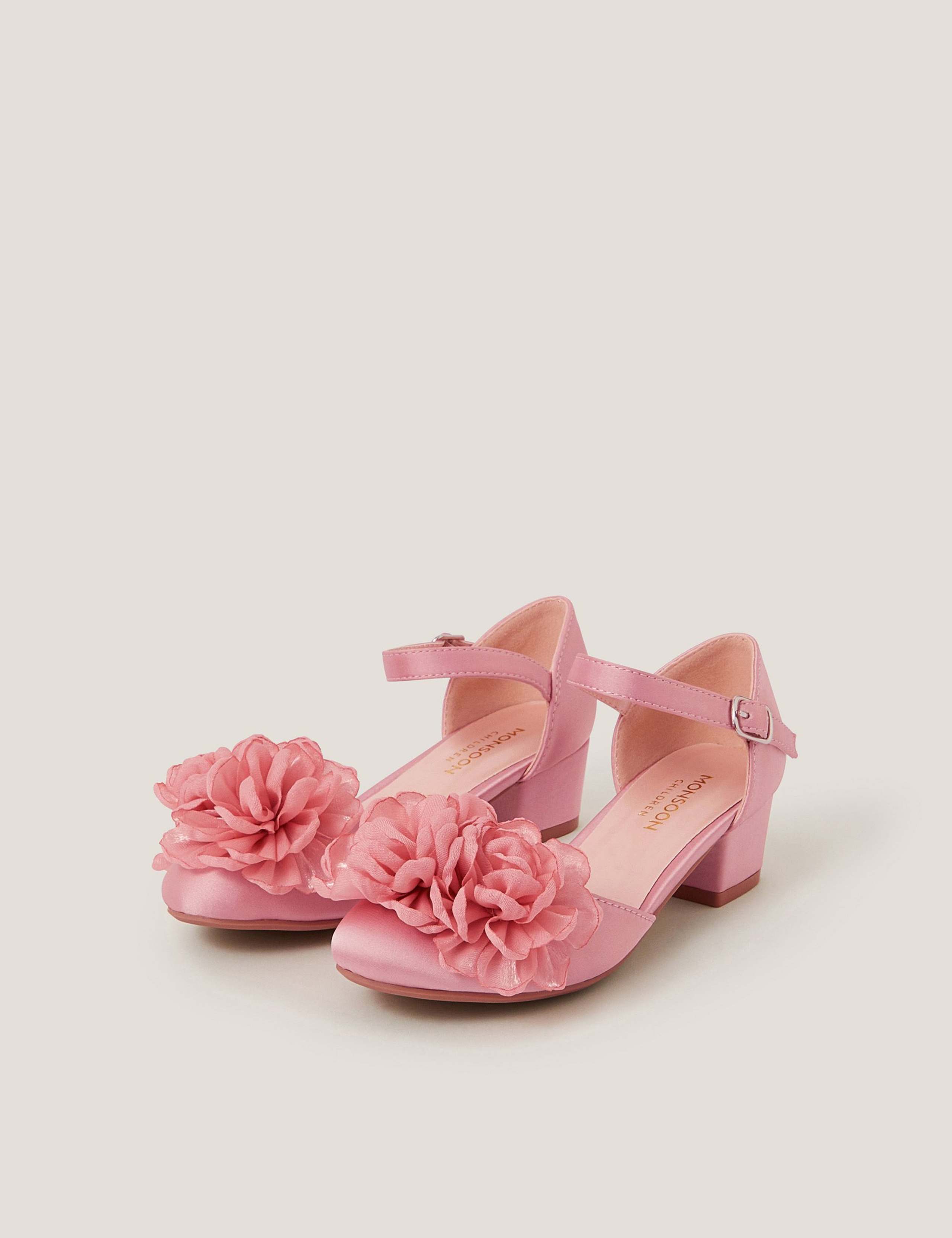 Satin Corsage Sandals (7 Small-3 Large) 2 of 3