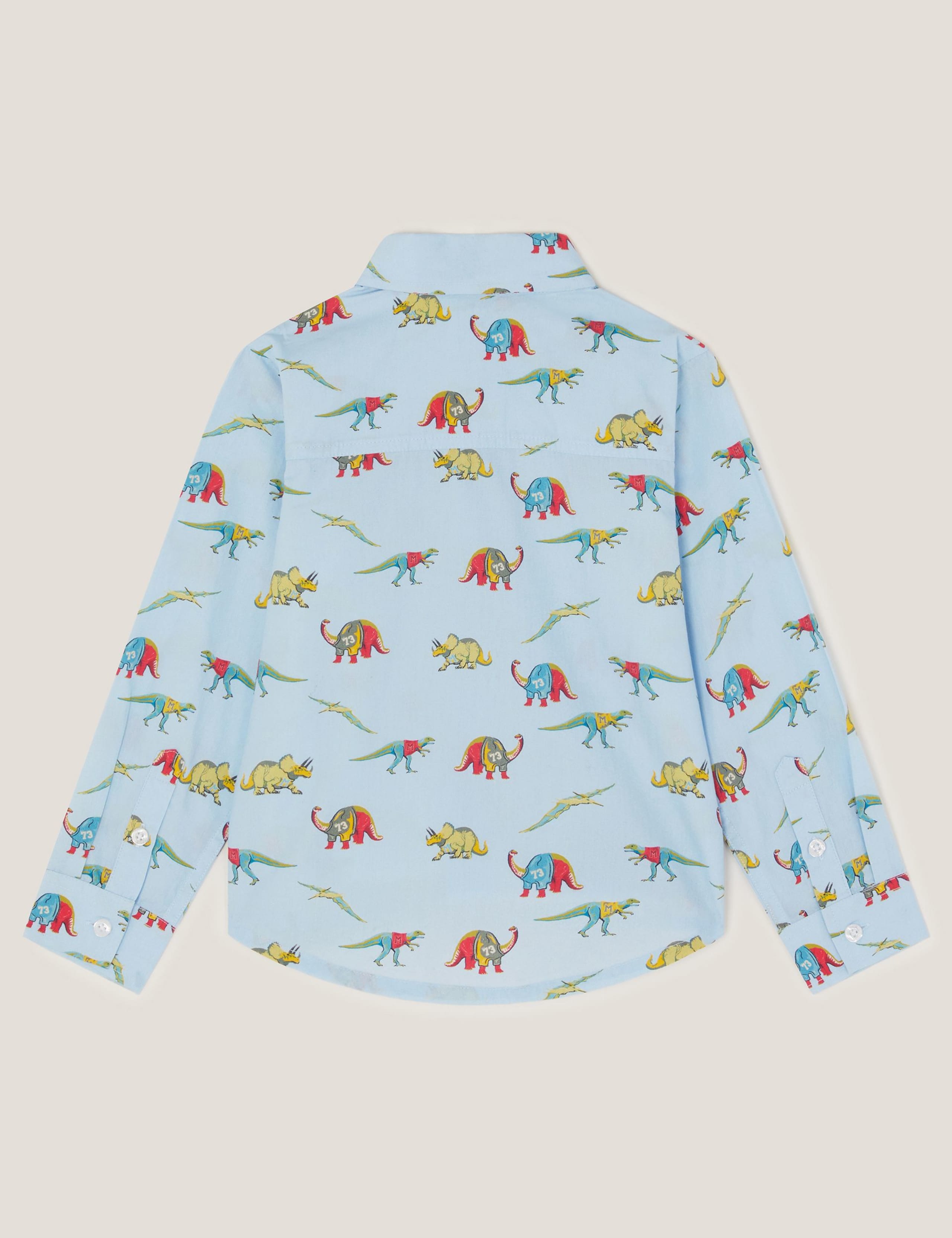 Pure Cotton Dino Print Shirt (2-13 yrs) 3 of 4
