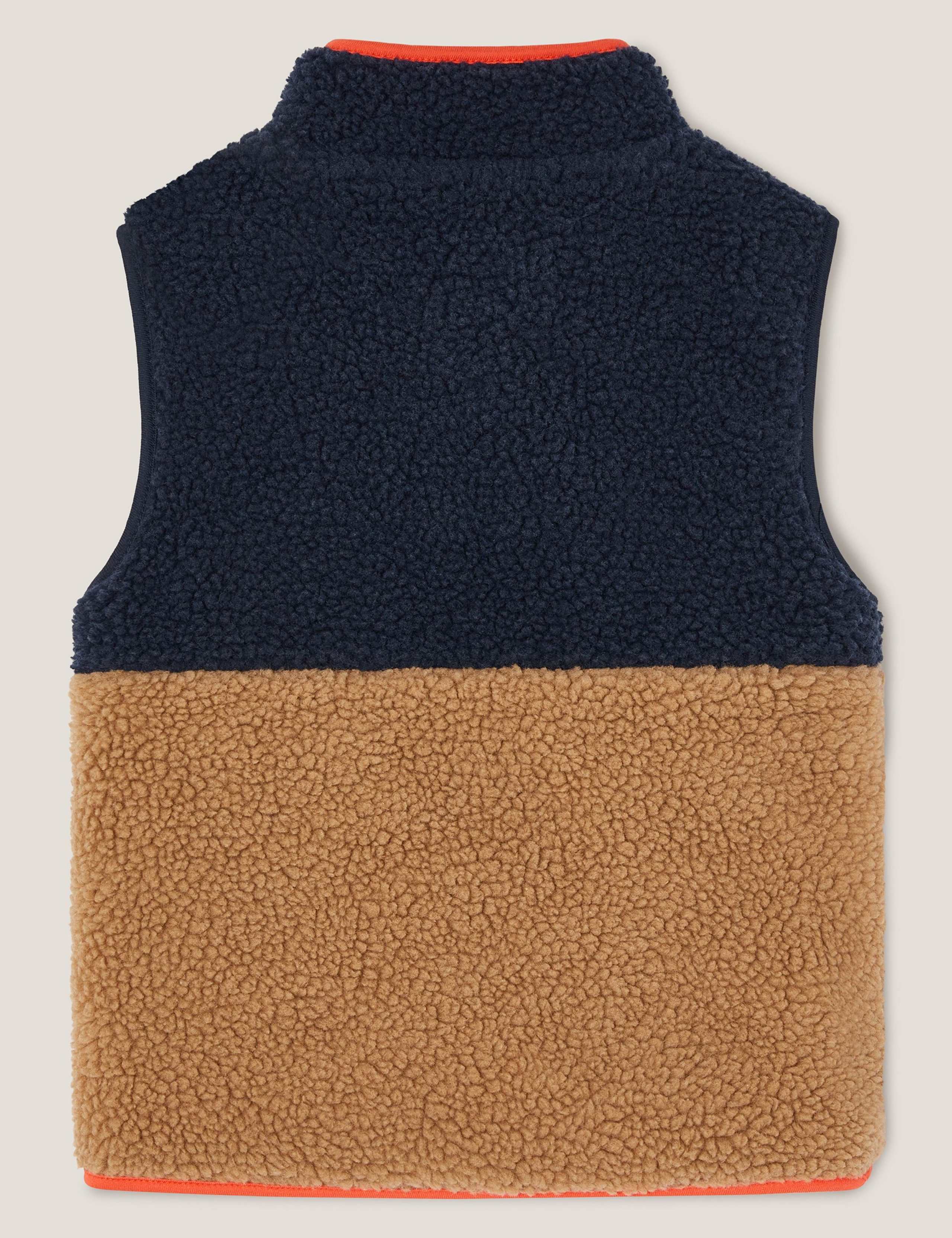 Borg Colour Block Gilet (2-13 Yrs) 2 of 3