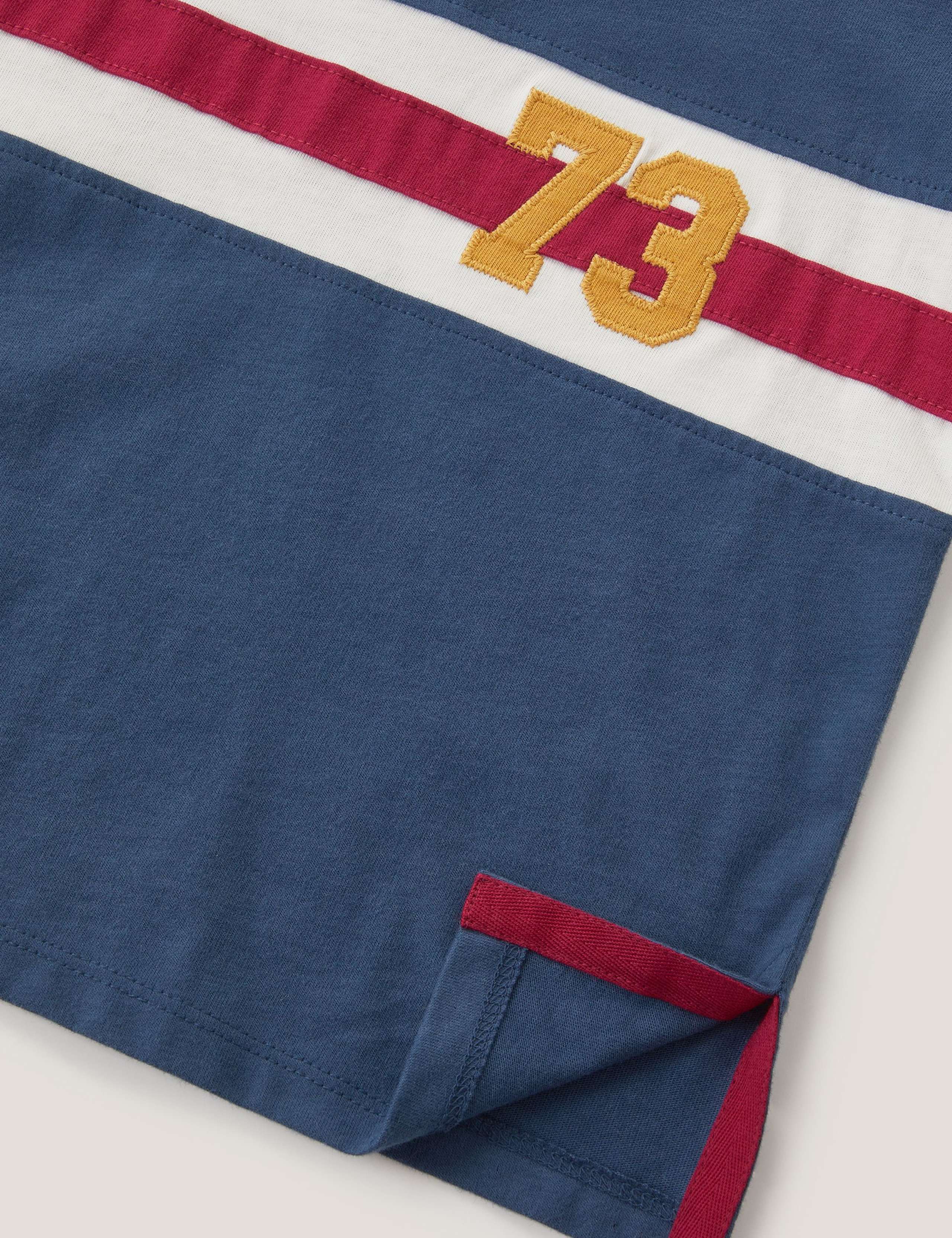 Pure Cotton Long Sleeve Polo Shirt (3-13 Yrs) 4 of 4