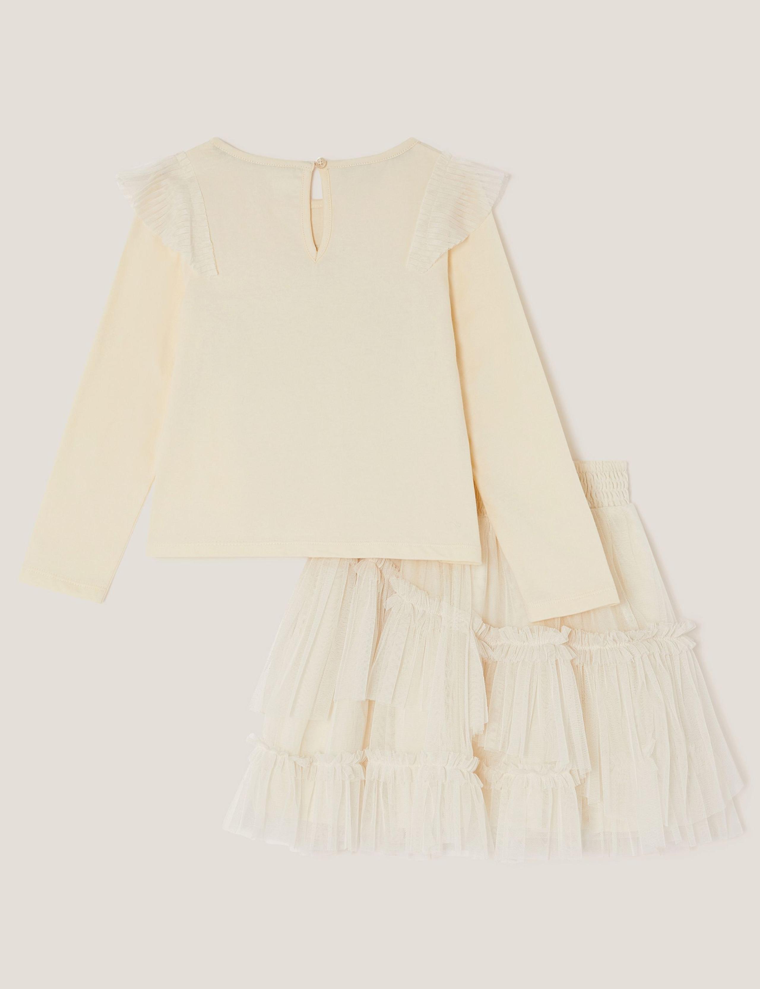 Sequin Top and Bow Mesh Skirt Outfit (3-15 Yrs) 4 of 4