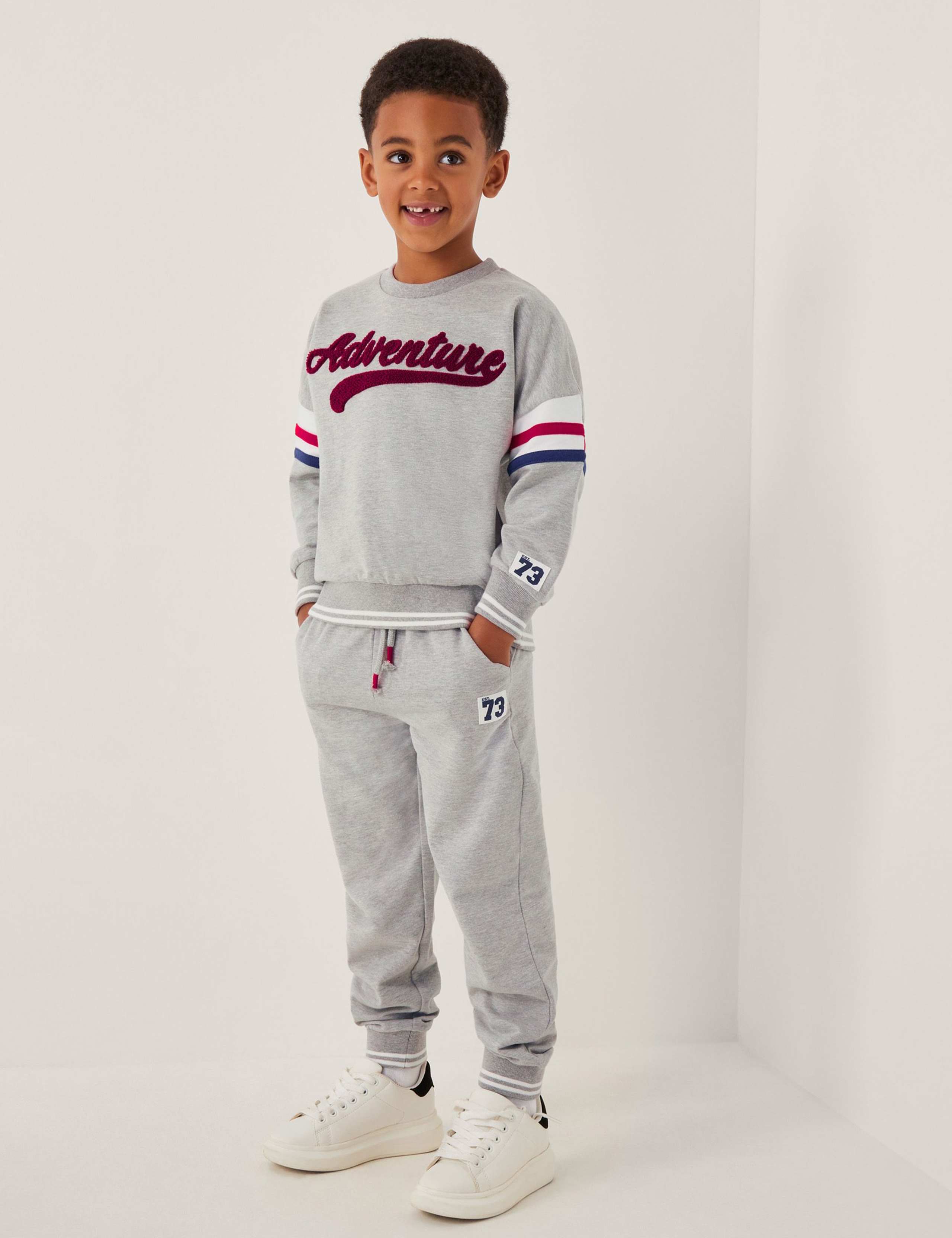 Cotton Rich Adventure Top and Bottom Outfit (2-13 Yrs) 2 of 4