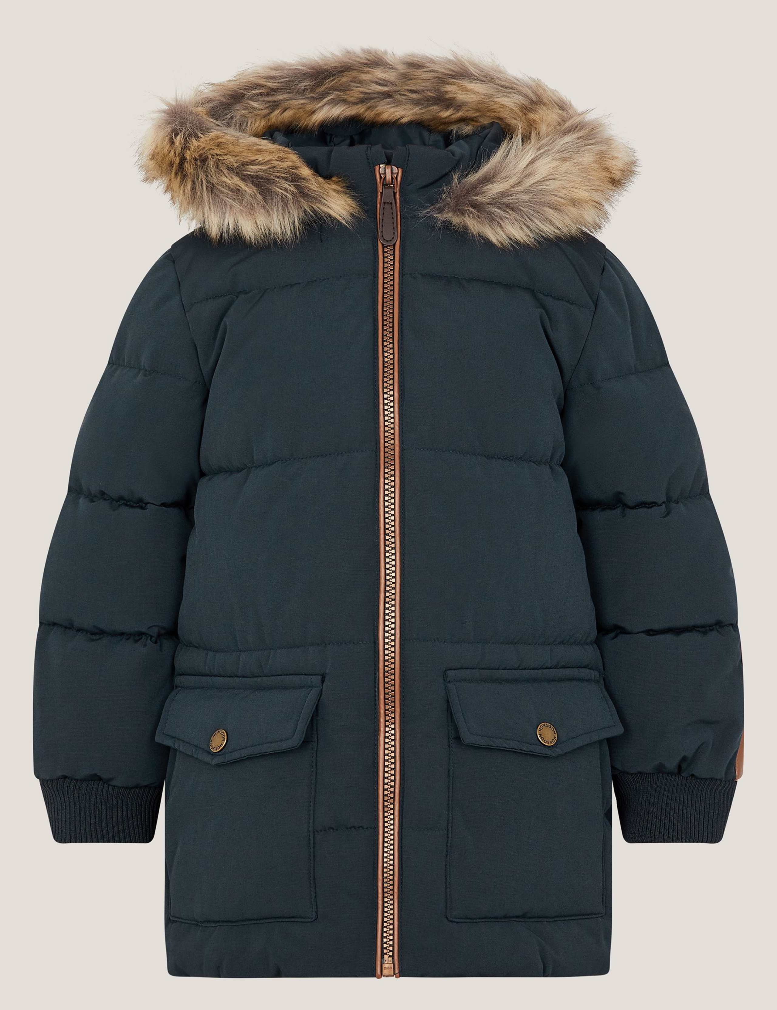 Padded Hooded Puffer Jacket (3-13 Yrs) 2 of 4