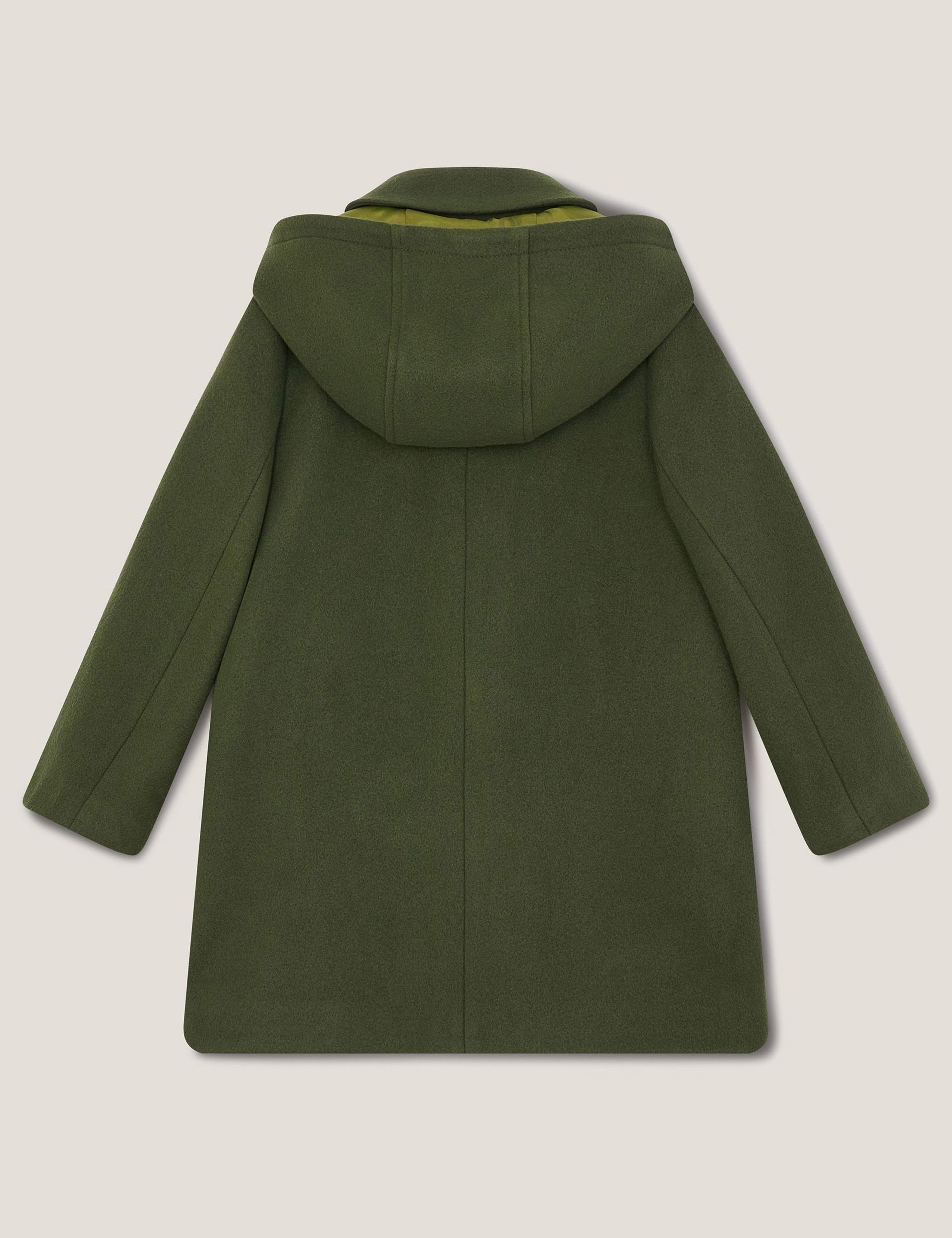 Hooded Collared Coat (18 Mths-13 Yrs) 2 of 3