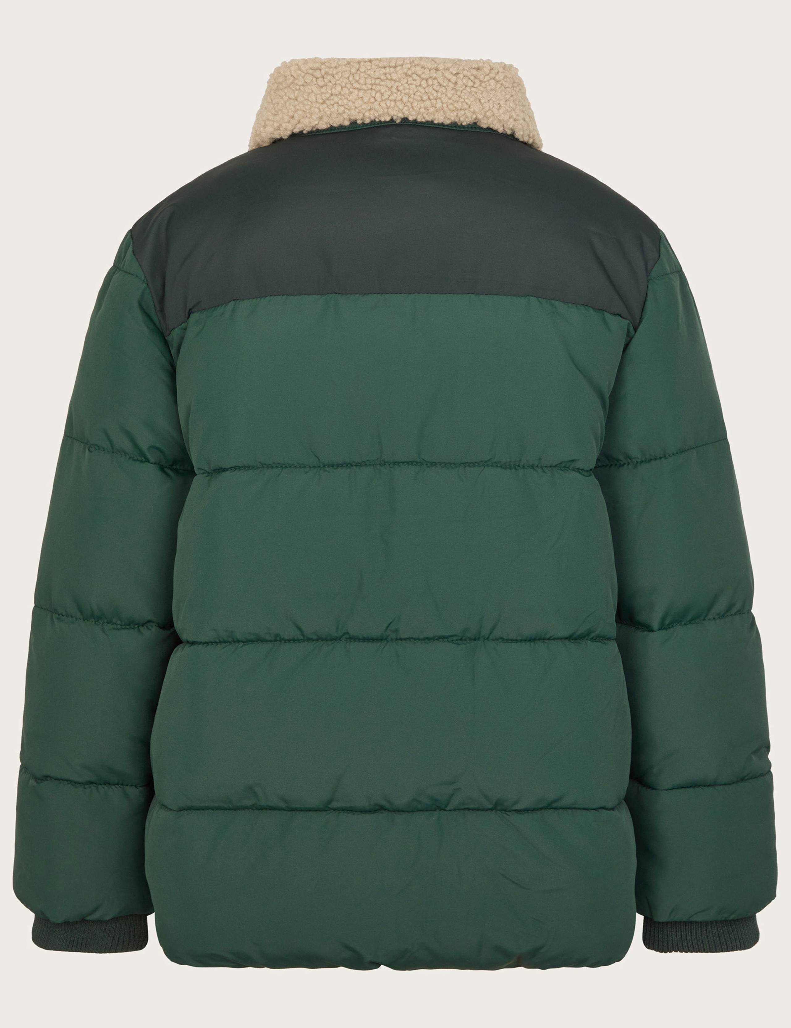 BORG COLLAR QUILTED JACKET 2 of 3