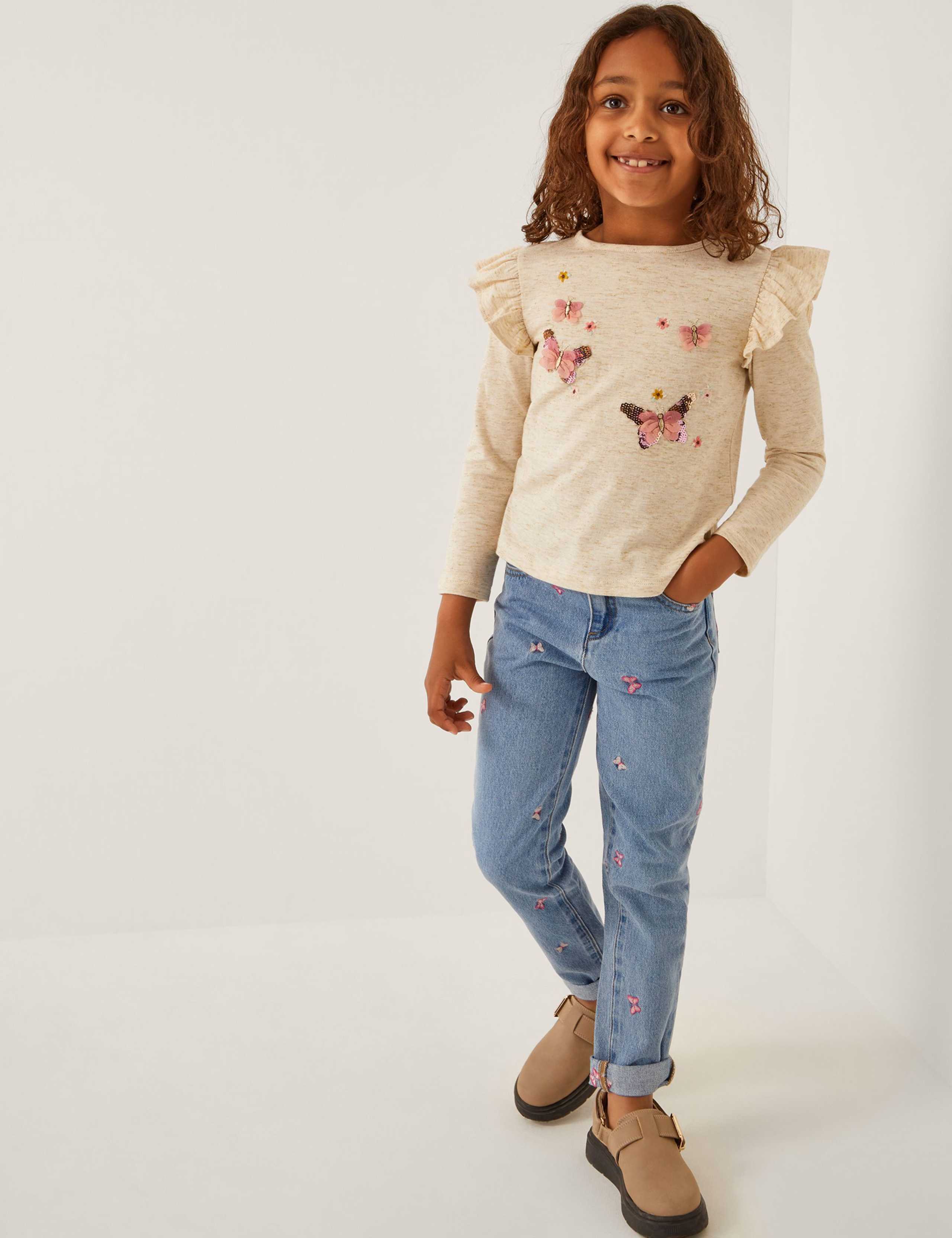 Butterfly Jeans (3-10 Yrs) 2 of 3