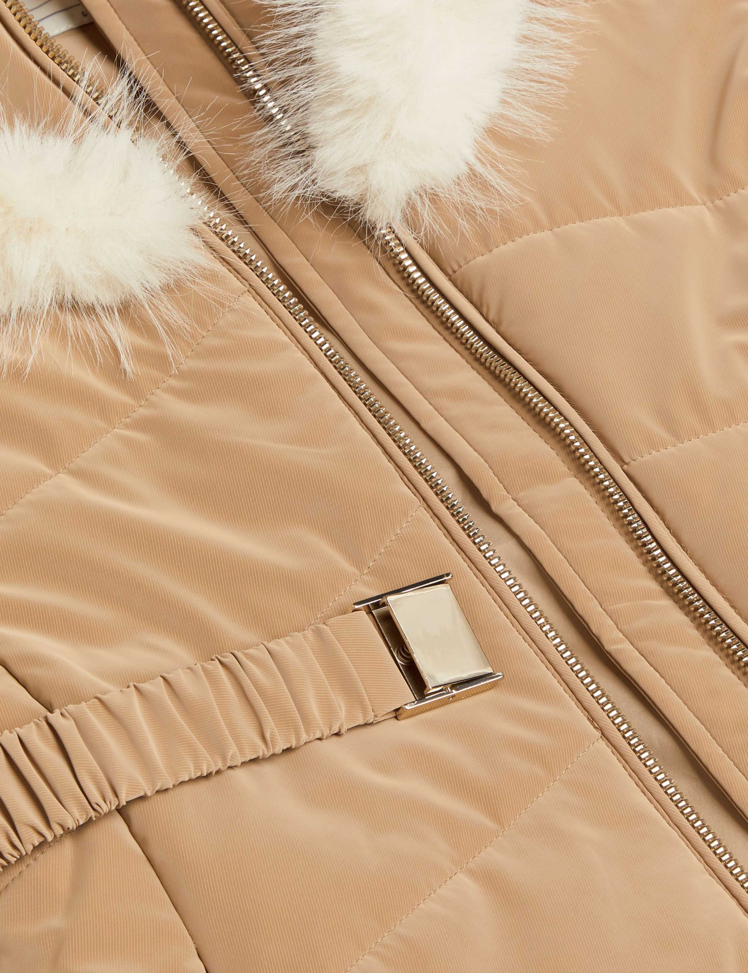 Padded Faux Fur Coat (3-15 Yrs) 3 of 3