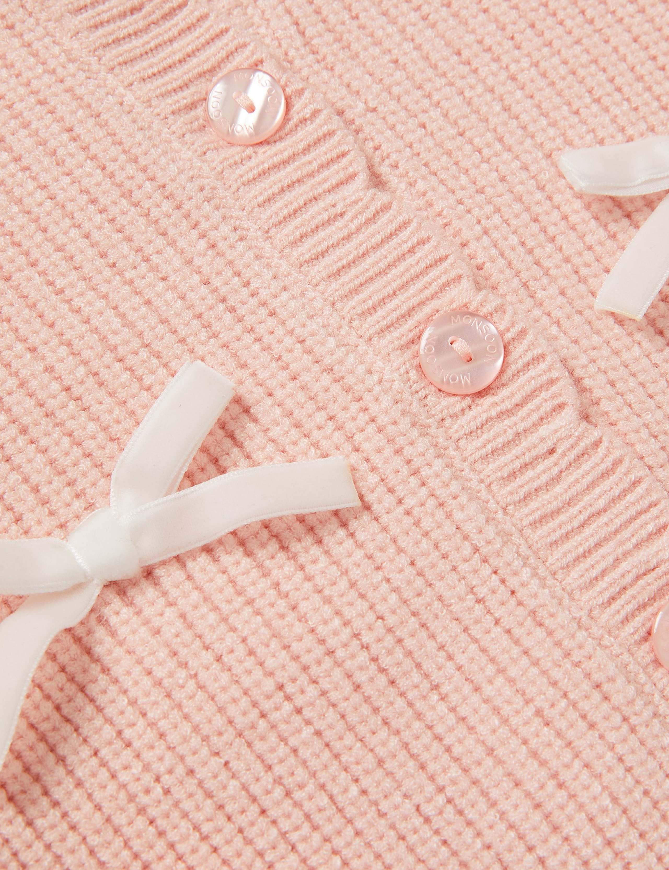 Knitted Bow Detail Cardigan (3-13 Yrs) 3 of 4