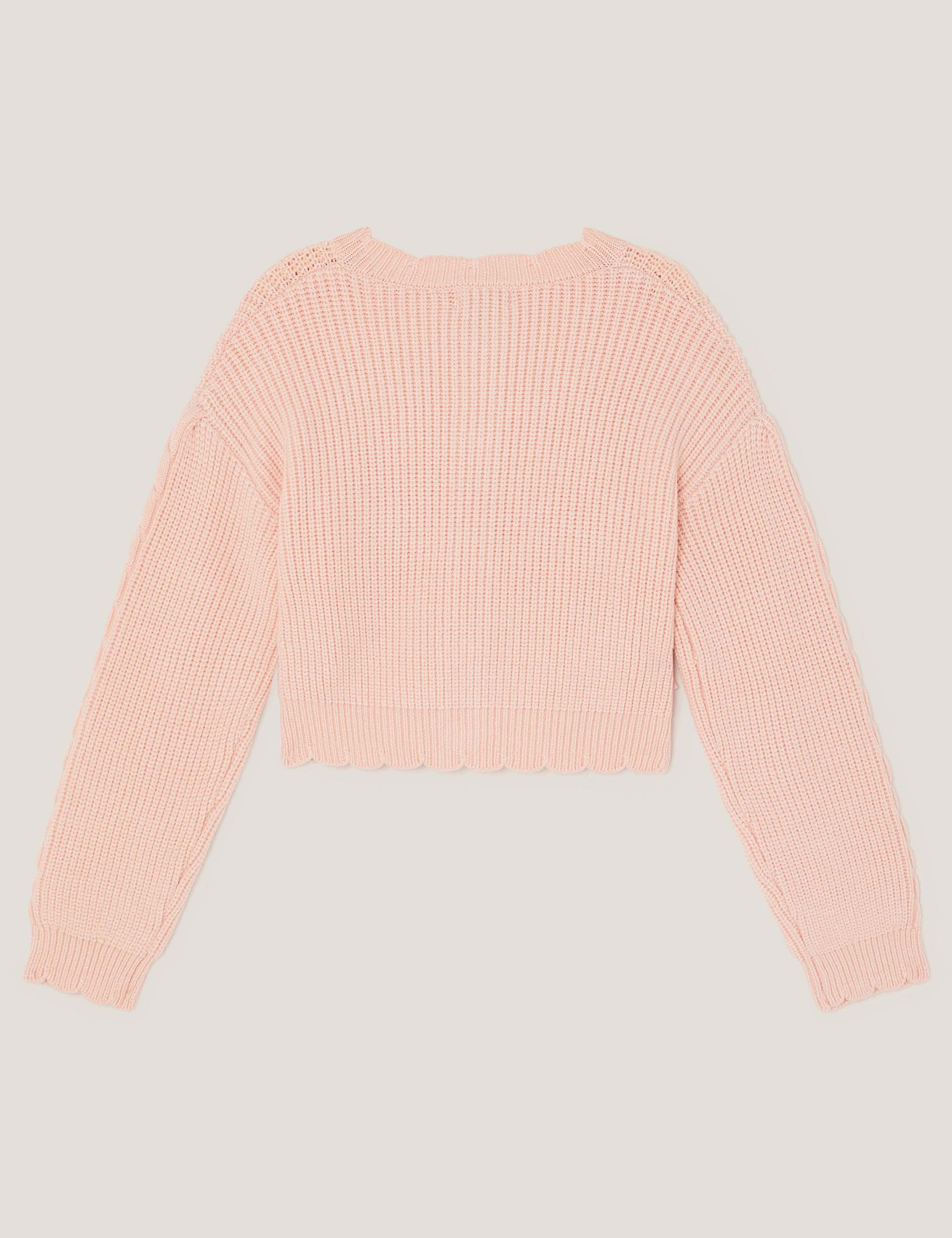 Knitted Bow Detail Cardigan (3-13 Yrs) 4 of 4
