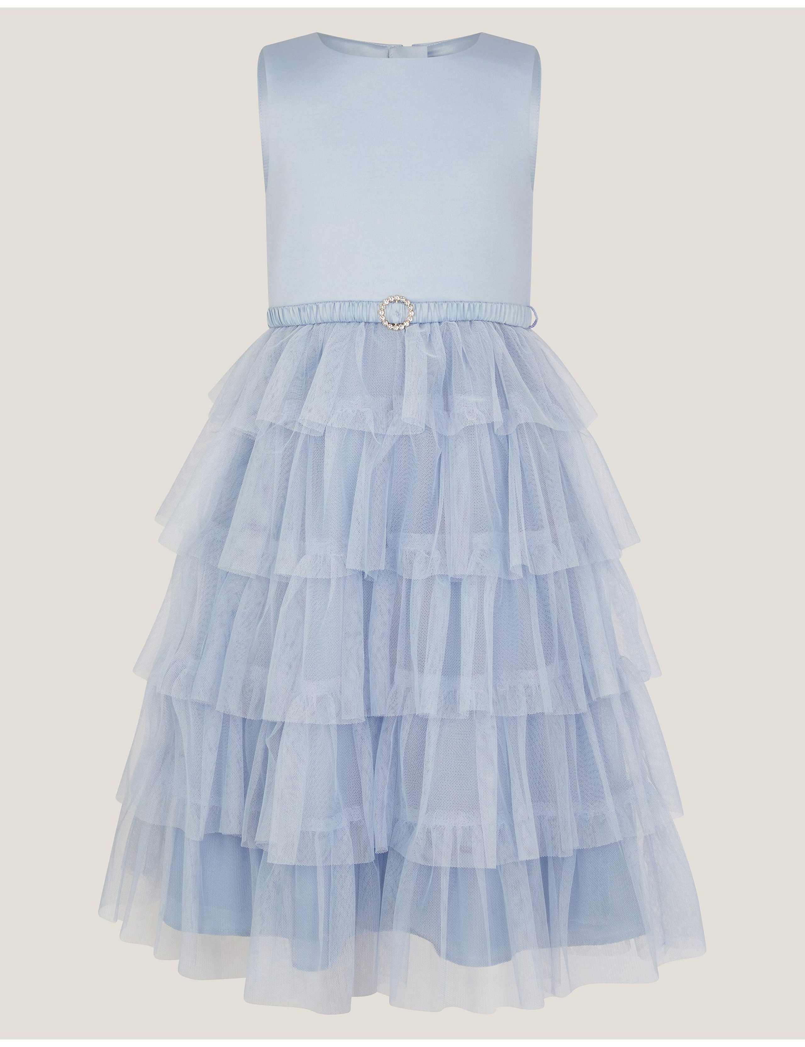 Ruffle Belted Dress (3-15 Yrs) 1 of 3
