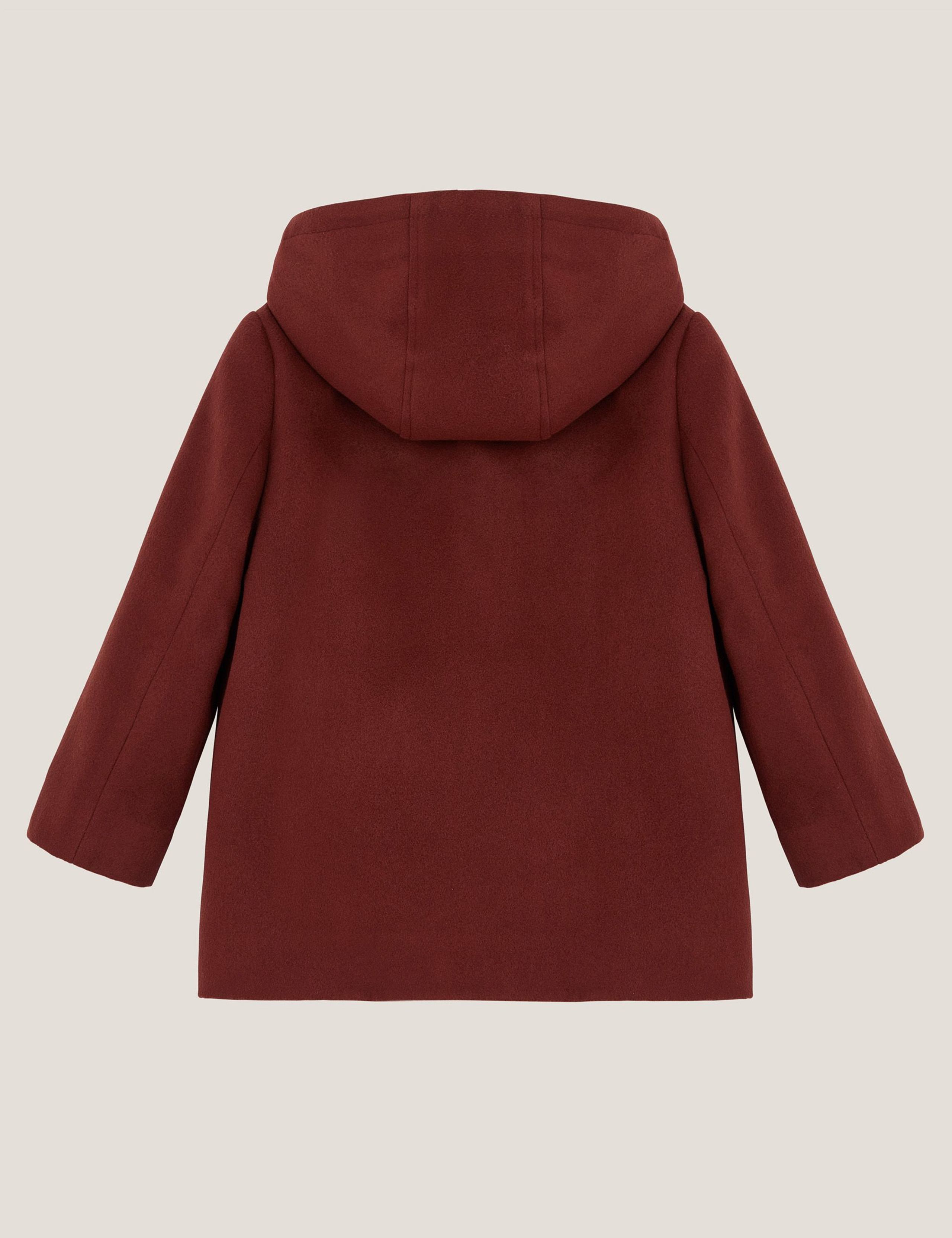 Cotton Rich Hooded Duffle Coat (2-13 Yrs) 2 of 3