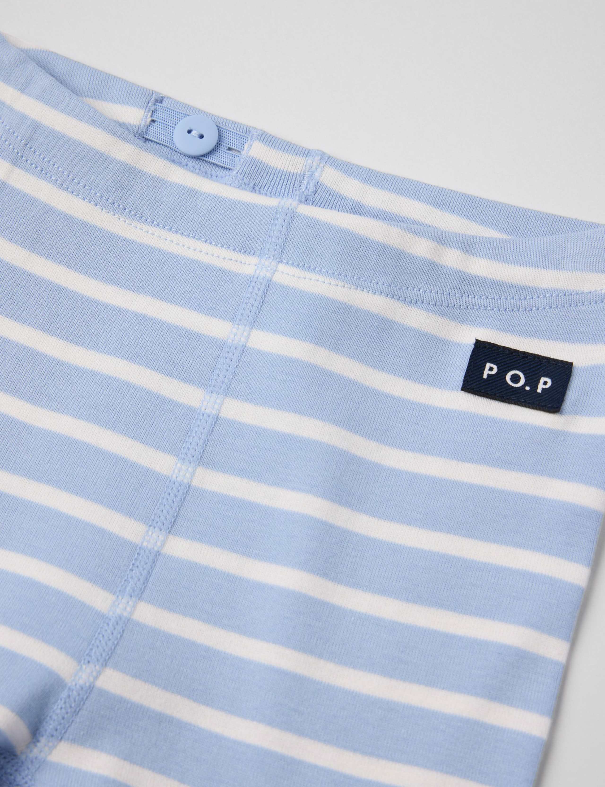 Pure Cotton Striped Leggings (1Mth-2 Yrs) 3 of 4