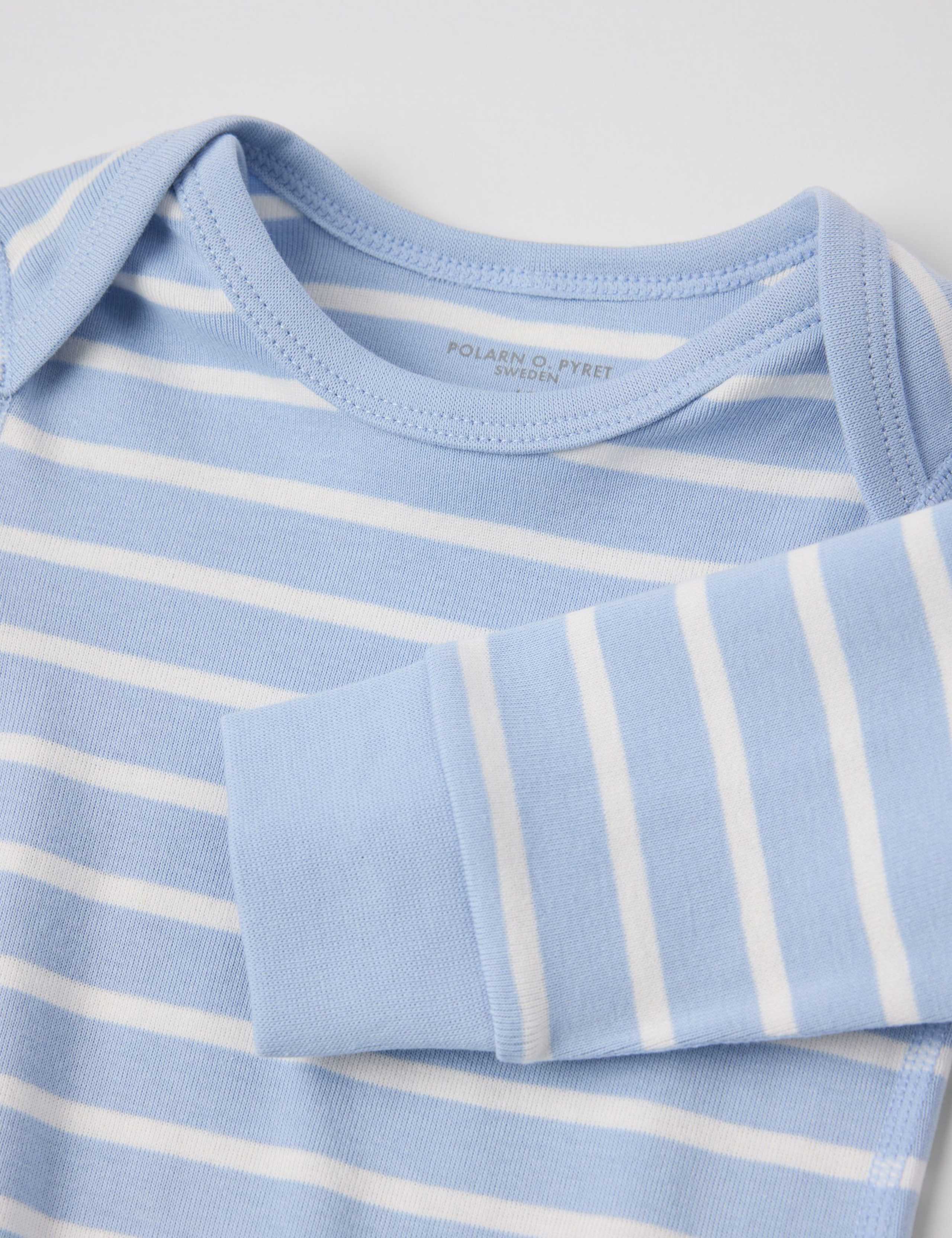 Pure Cotton Striped Bodysuit (0-24 Mths) 4 of 5