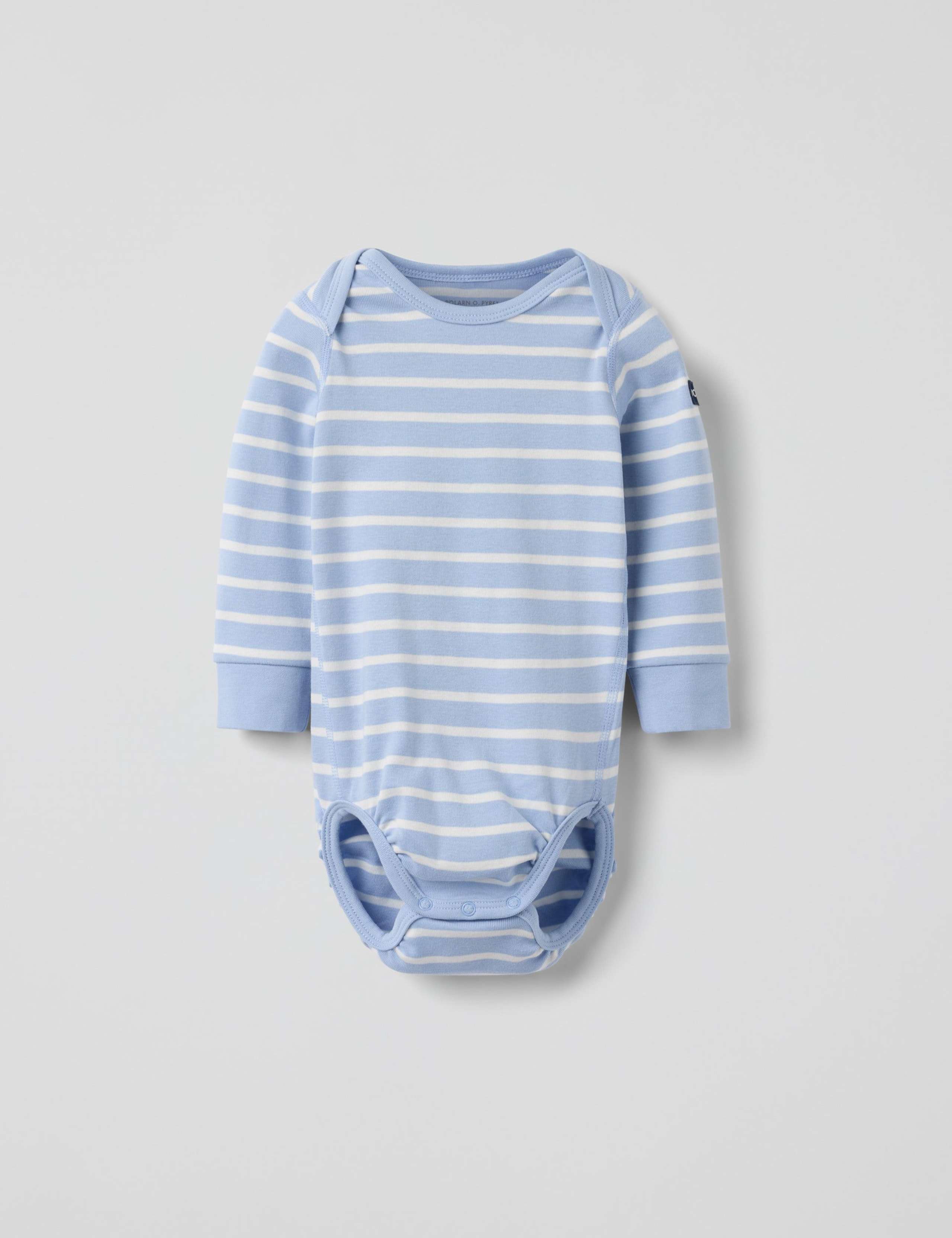 Pure Cotton Striped Bodysuit (0-24 Mths) 5 of 5