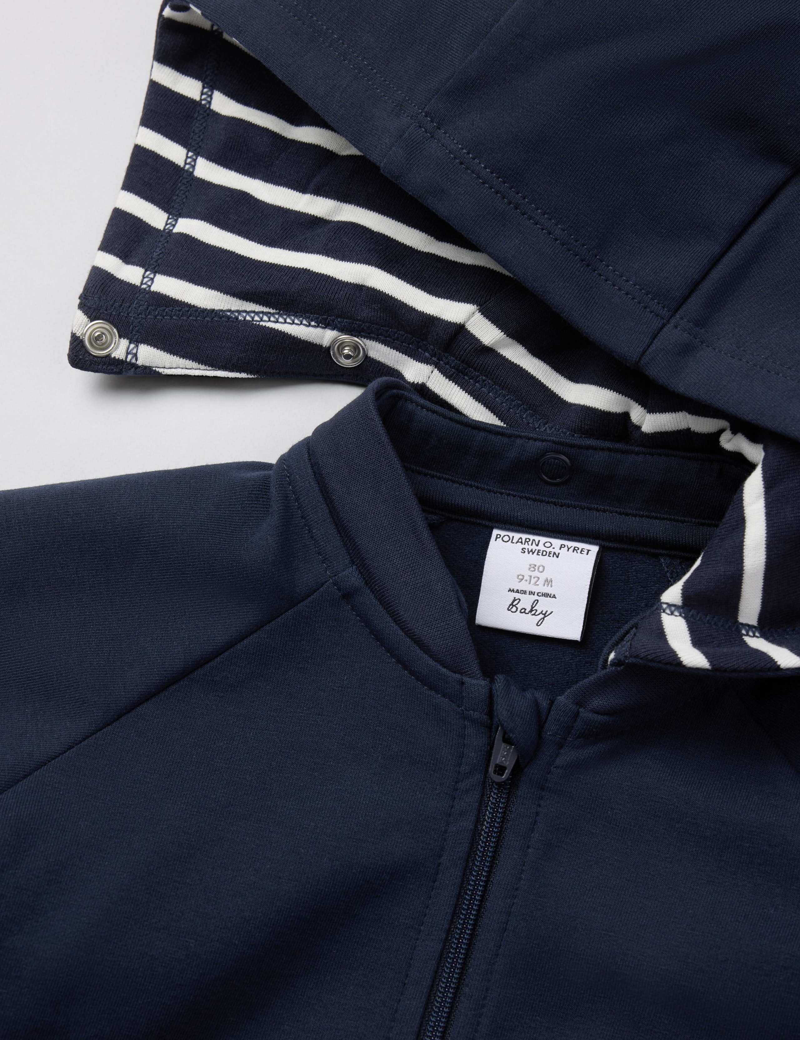 Cotton Rich Hooded All in One (0-18 Mths) 2 of 5