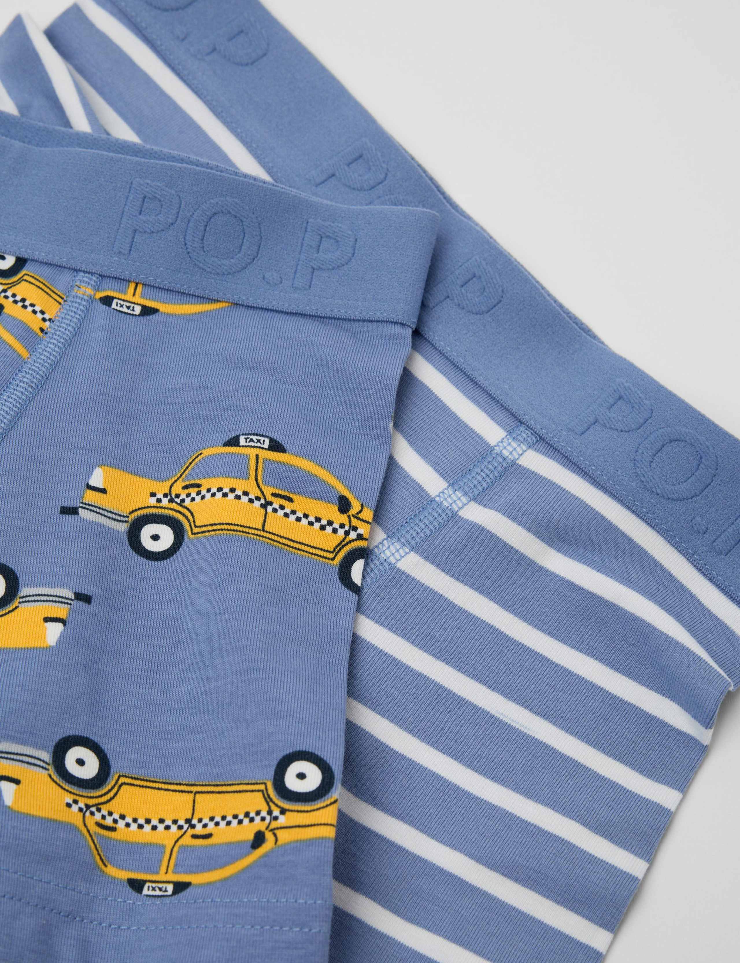 2pk Cotton Rich Printed Trunks (1-10 Yrs) 2 of 2