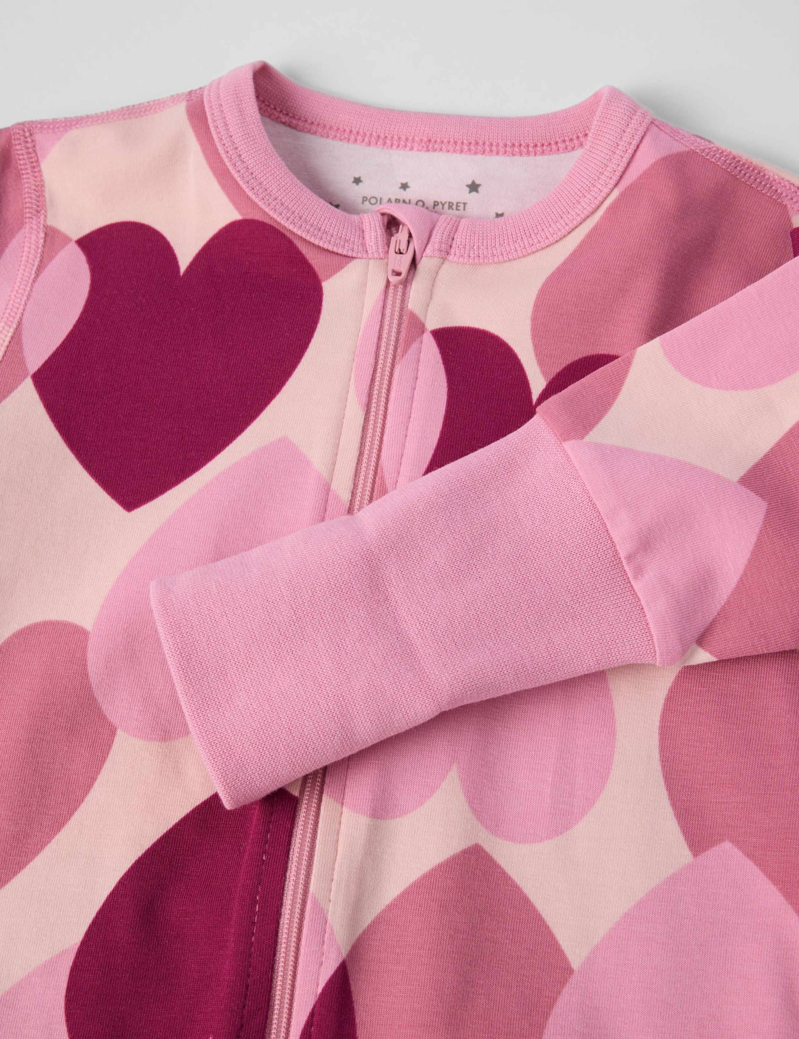 Cotton Rich Heart Sleepsuit (0-4 Yrs) 4 of 8