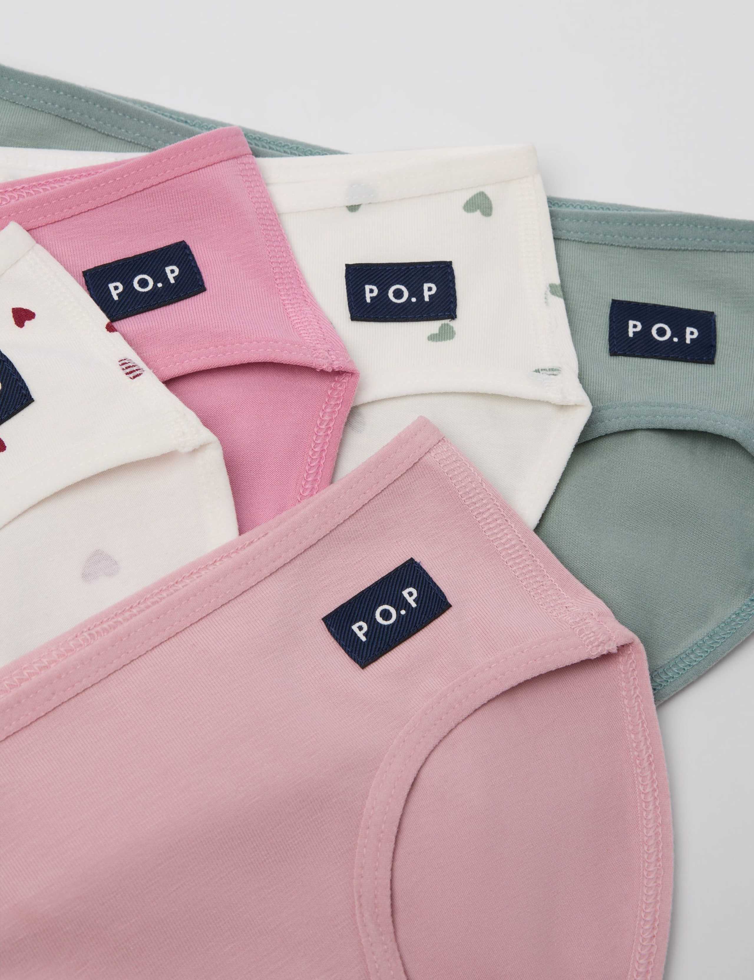 5pk Cotton Rich Knickers (1-10 Yrs) 2 of 2