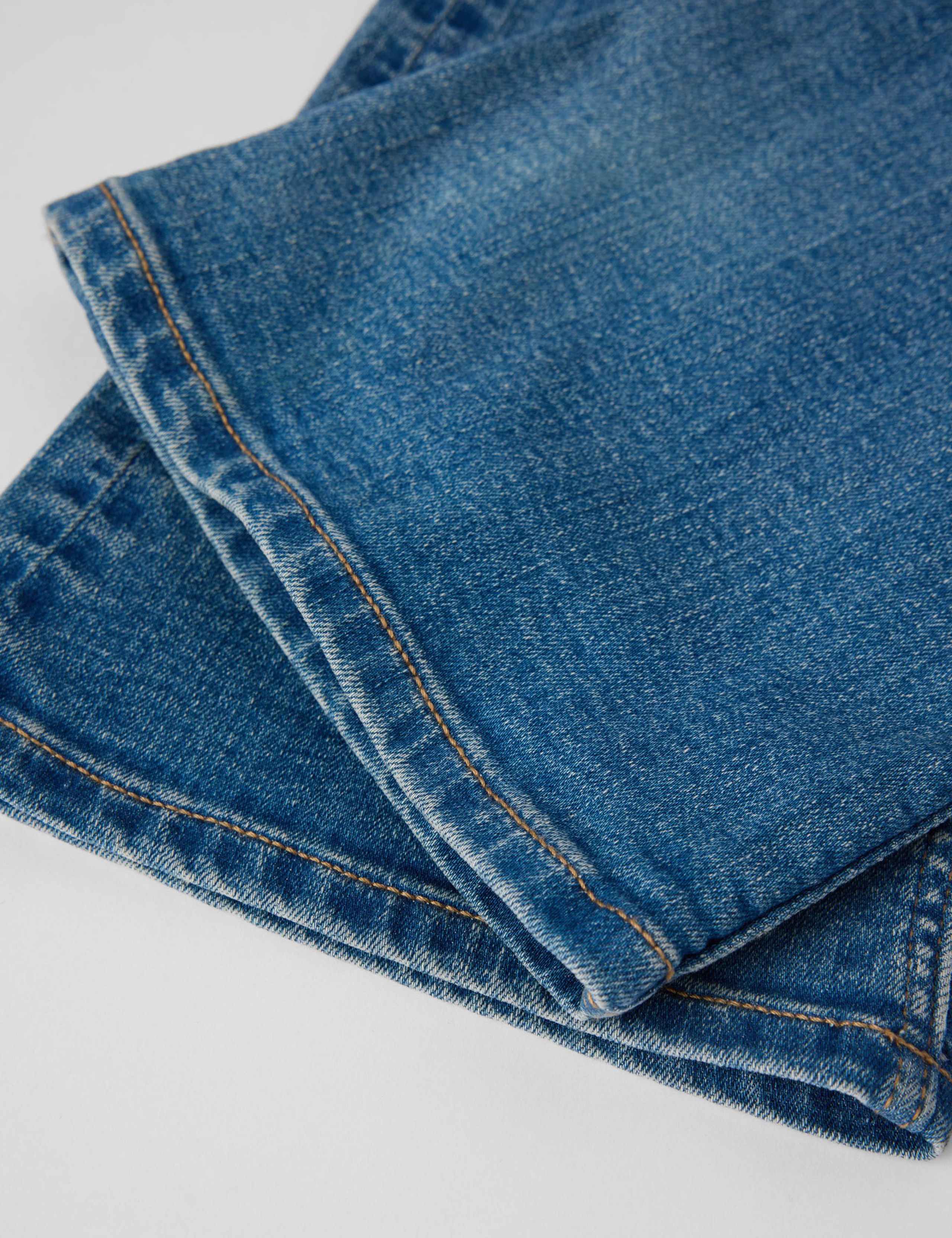 Cotton Rich Denim Bootleg Jeans (18 Mths-10 Yrs) 2 of 4