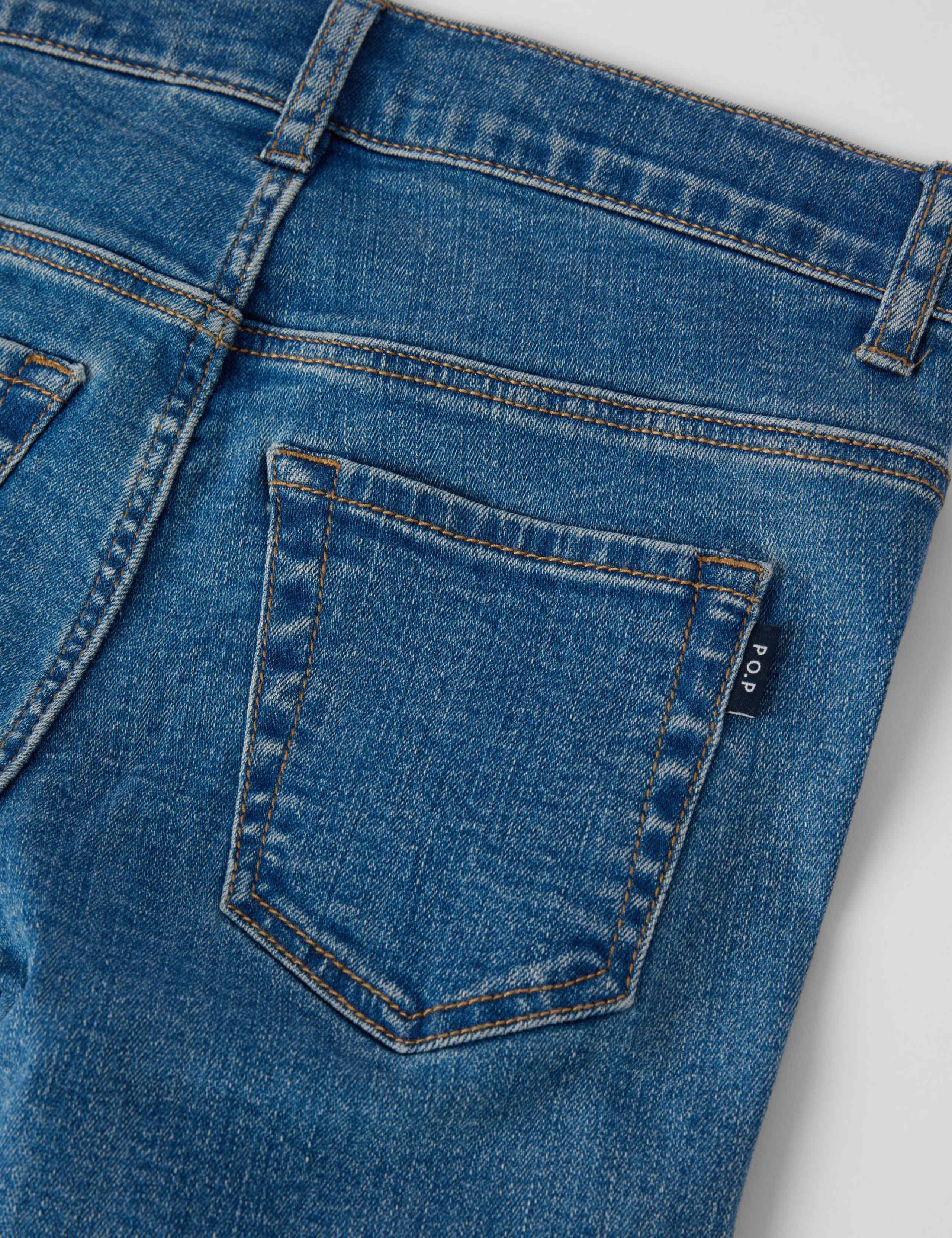 Cotton Rich Denim Bootleg Jeans (18 Mths-10 Yrs) 3 of 4