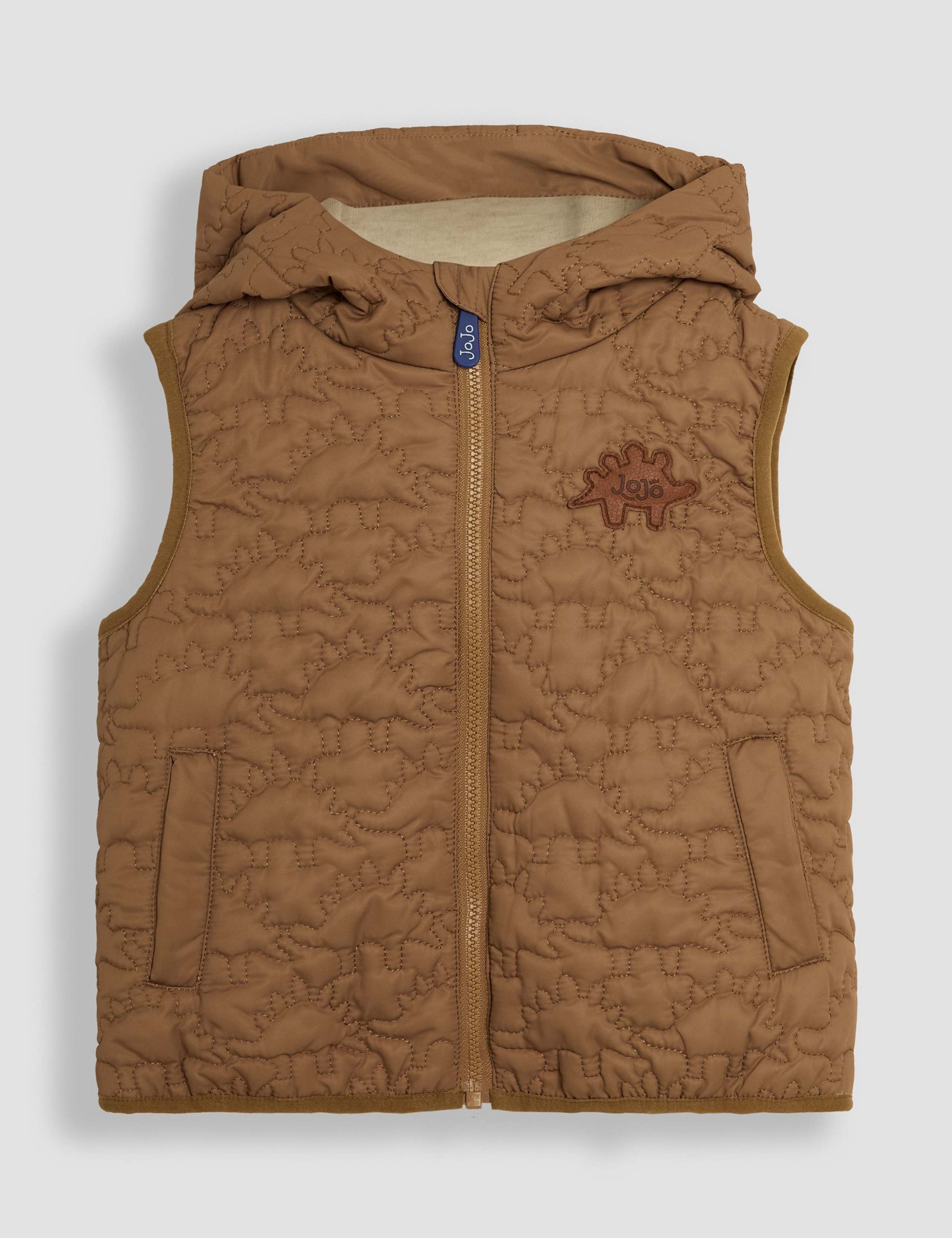 Dinosaur Quilted Gilet (1-5 Yrs) 1 of 4