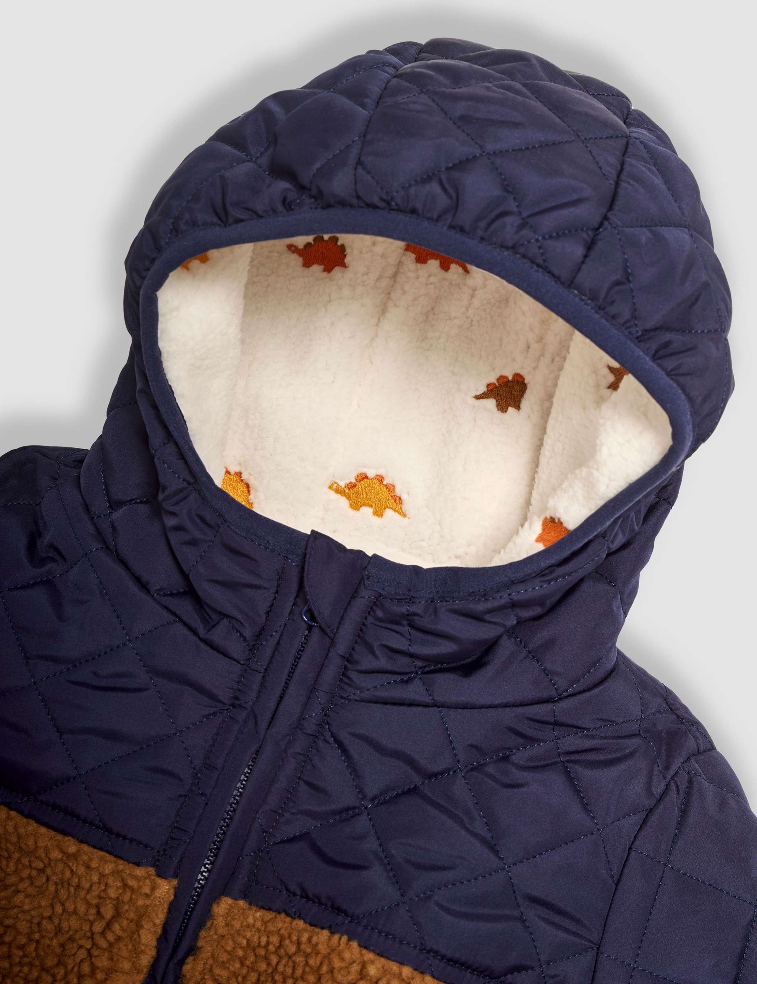 Dino Embroidered Reversible Jacket (6 Months-6 Years) 6 of 6