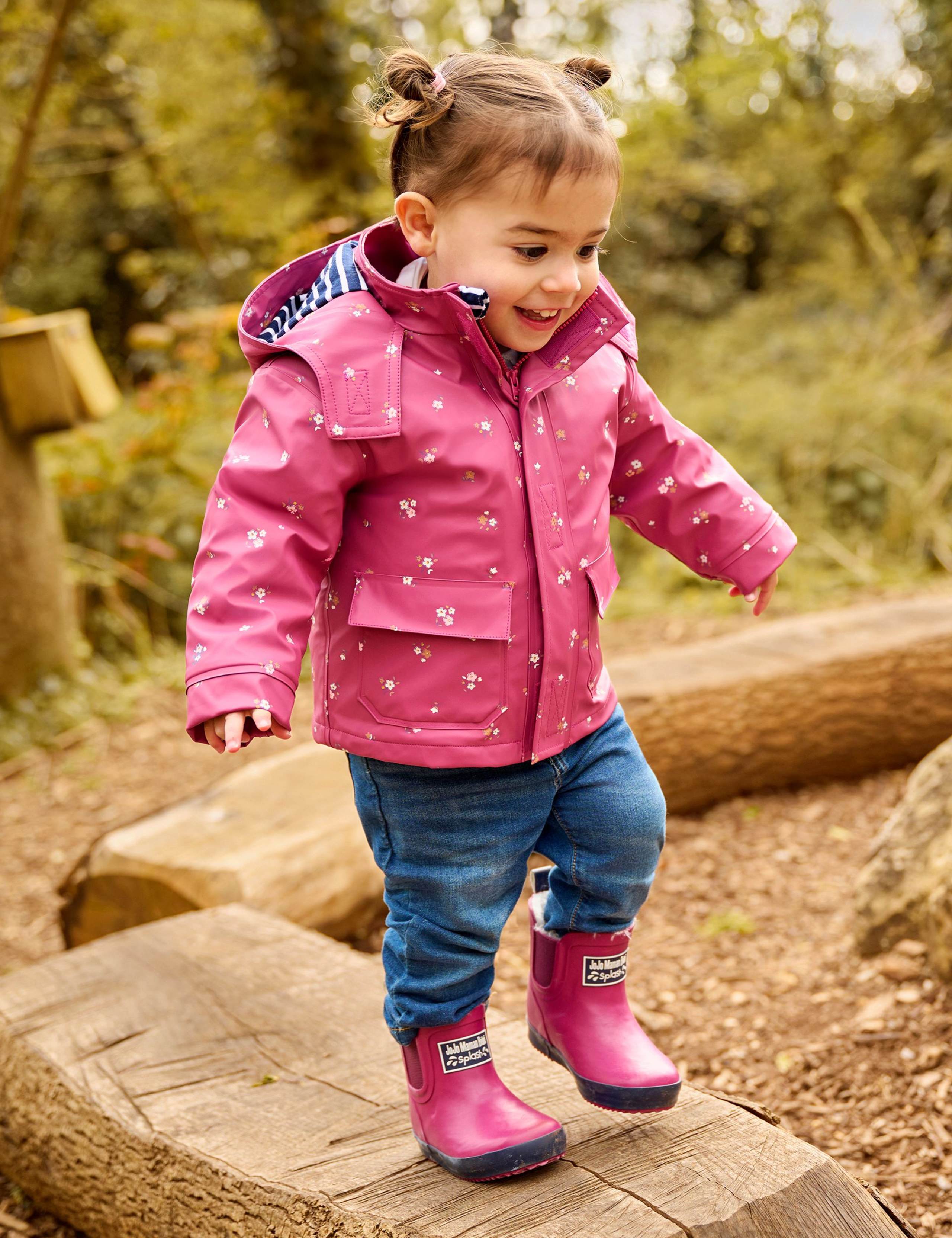 Floral 3-In-1 Waterproof Jacket (1-6 Years) 2 of 7