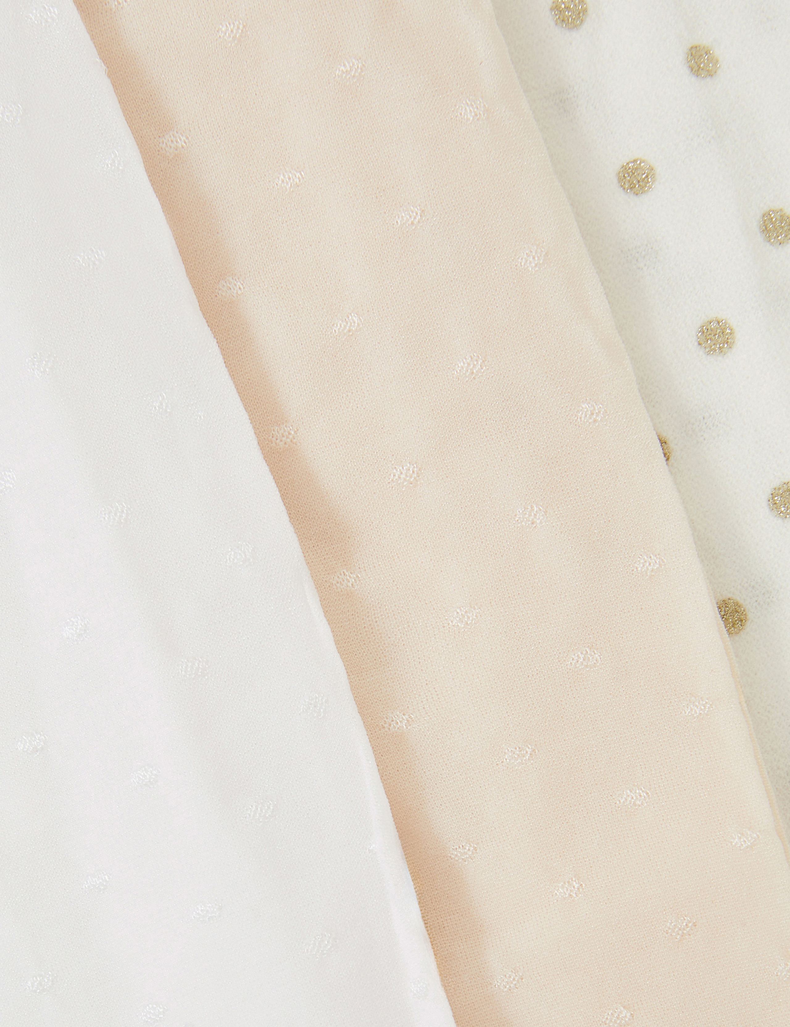 3pk Patterned Tights (0-3 Yrs) 2 of 2