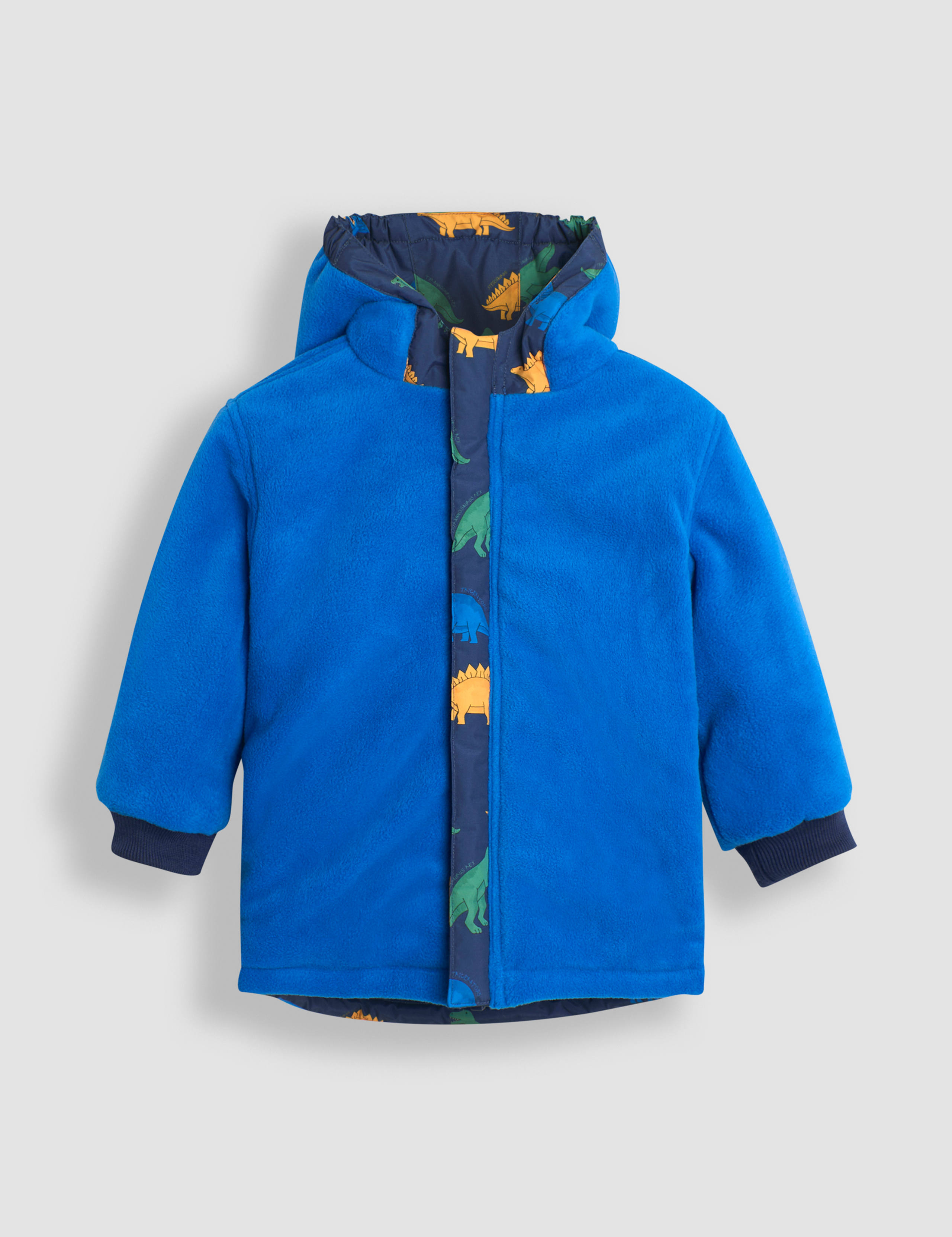 Dinosaur Reversible Fleece Lined Raincoat (1-6 Yrs) 5 of 7