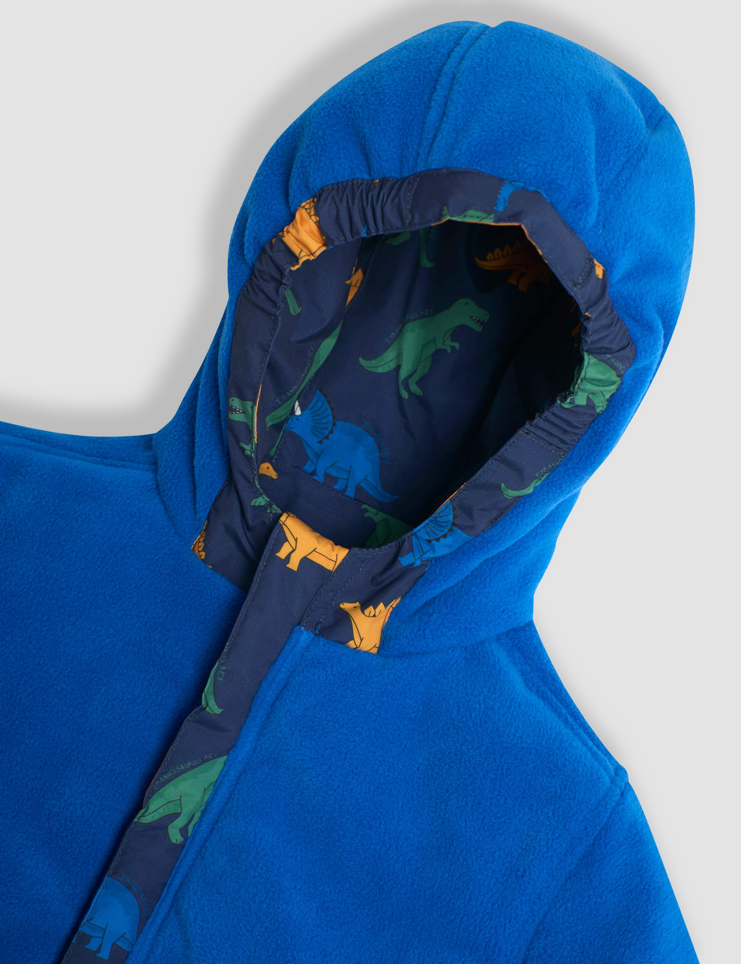 Dinosaur Reversible Fleece Lined Raincoat (1-6 Yrs) 7 of 7