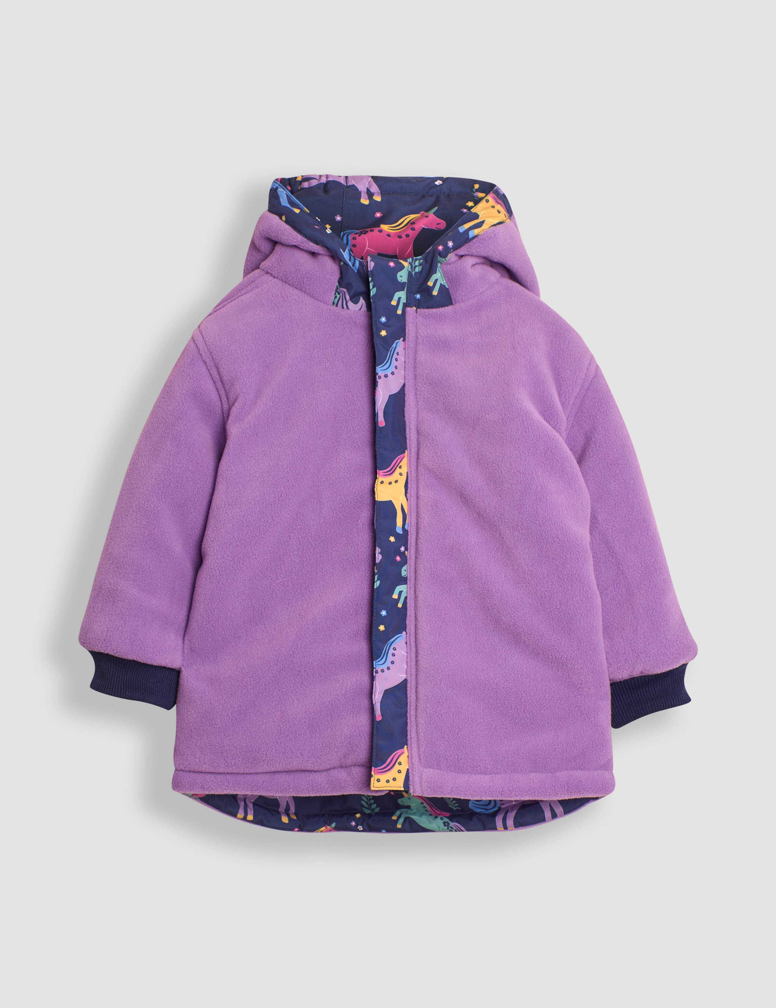 Unicorn Reversible Fleece Lined Raincoat (1-6 Yrs) 2 of 7