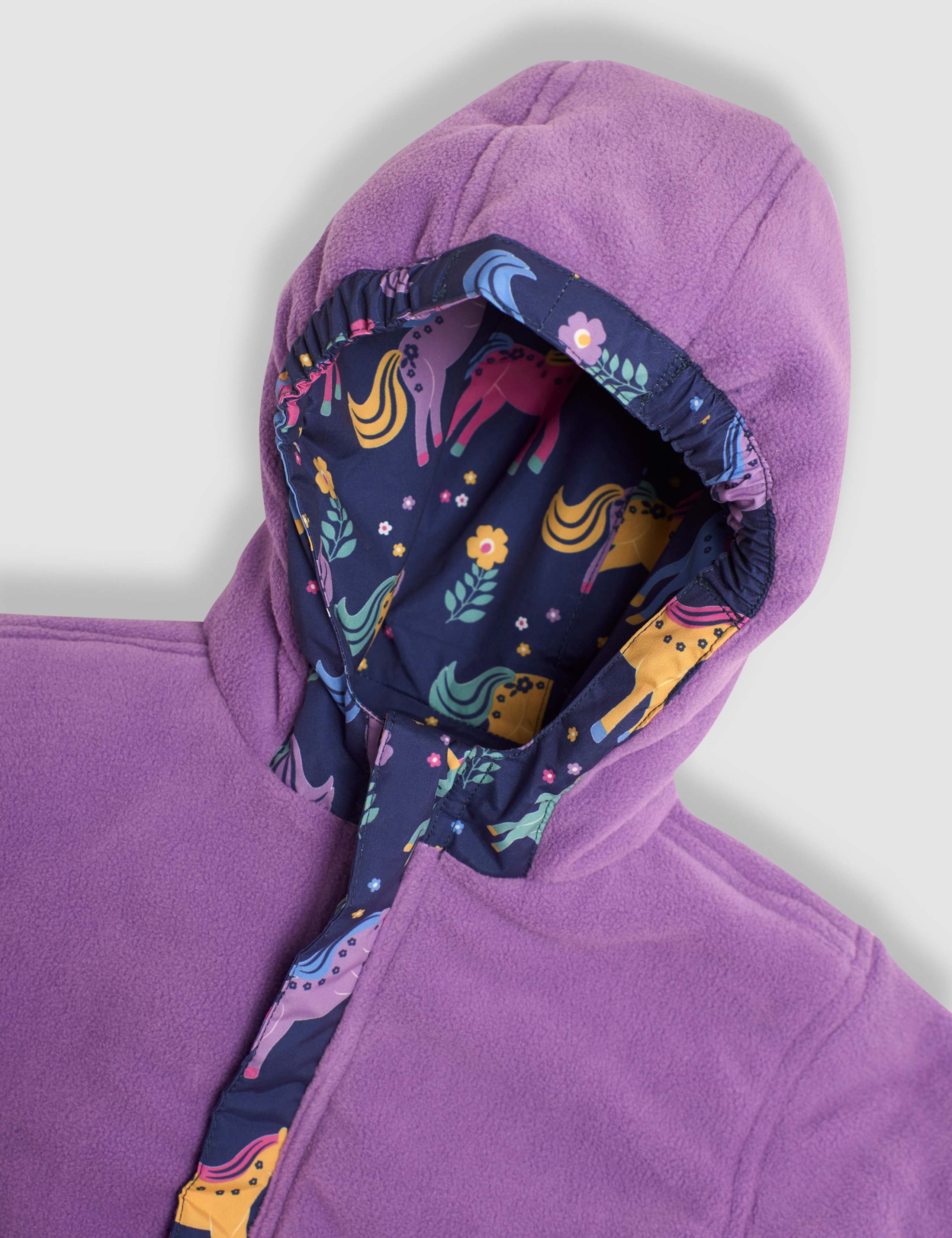 Unicorn Reversible Fleece Lined Raincoat (1-6 Yrs) 4 of 7