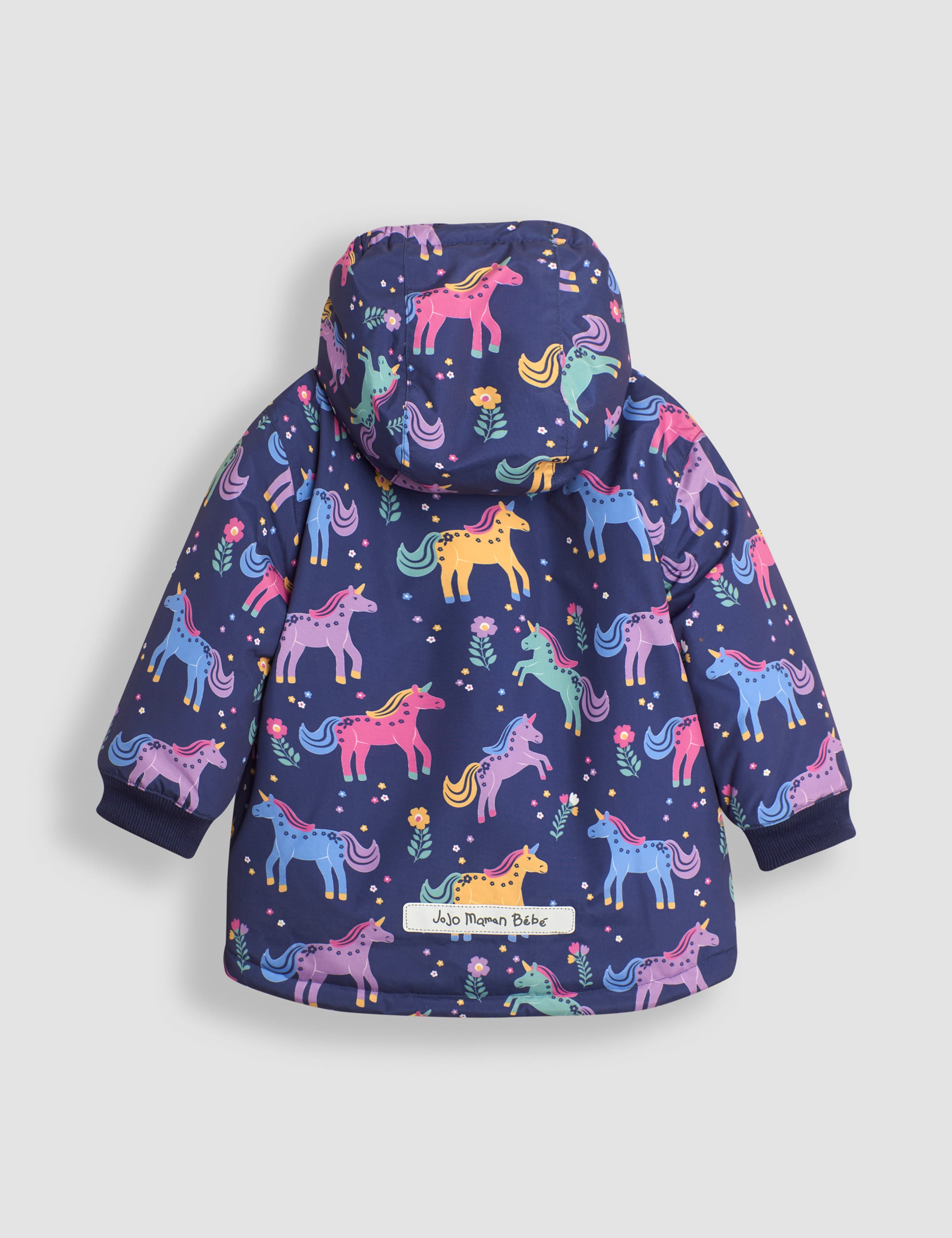 Unicorn Reversible Fleece Lined Raincoat (1-6 Yrs) 6 of 7