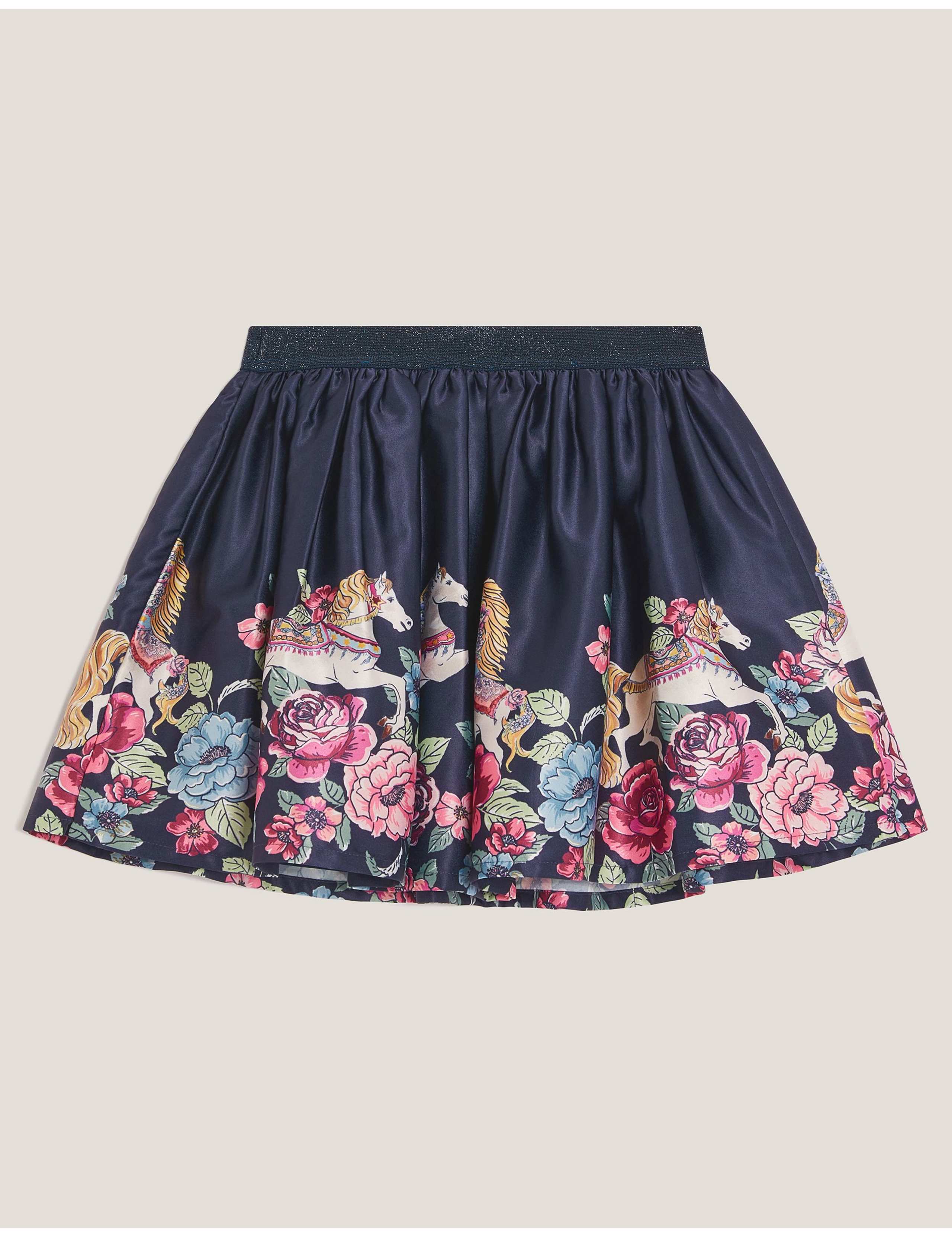 Satin Floral Tutu Skirt (3-13 Yrs) 2 of 3