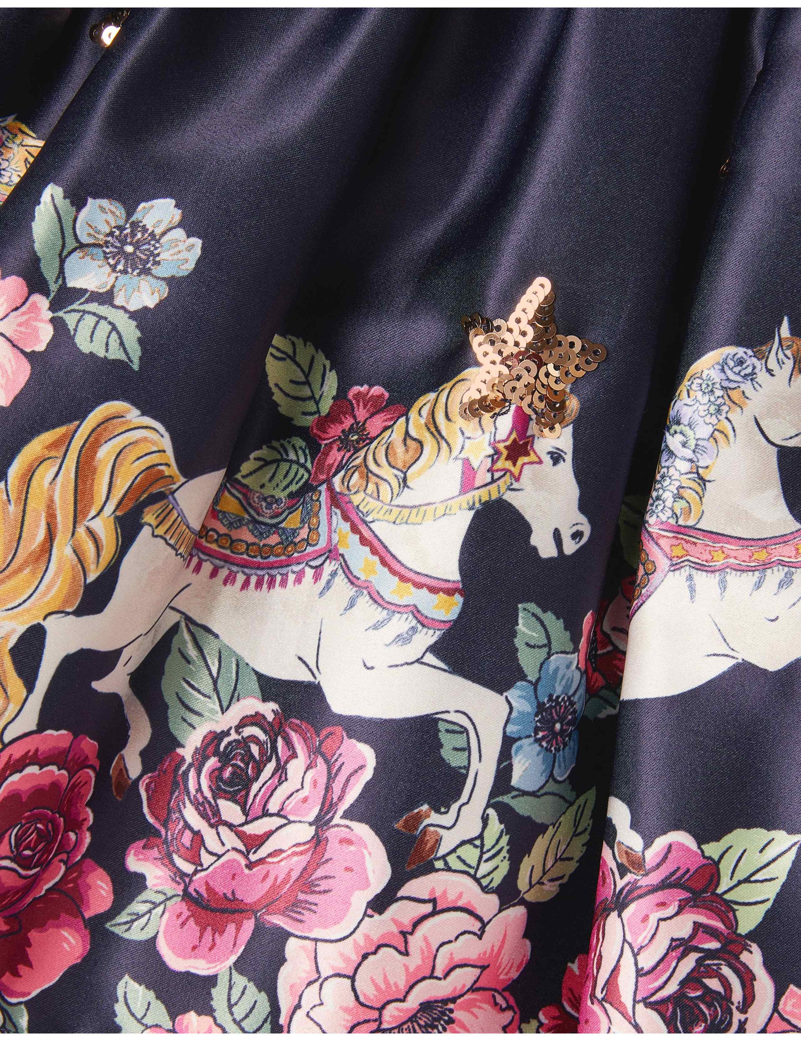 Satin Floral Tutu Skirt (3-13 Yrs) 3 of 3