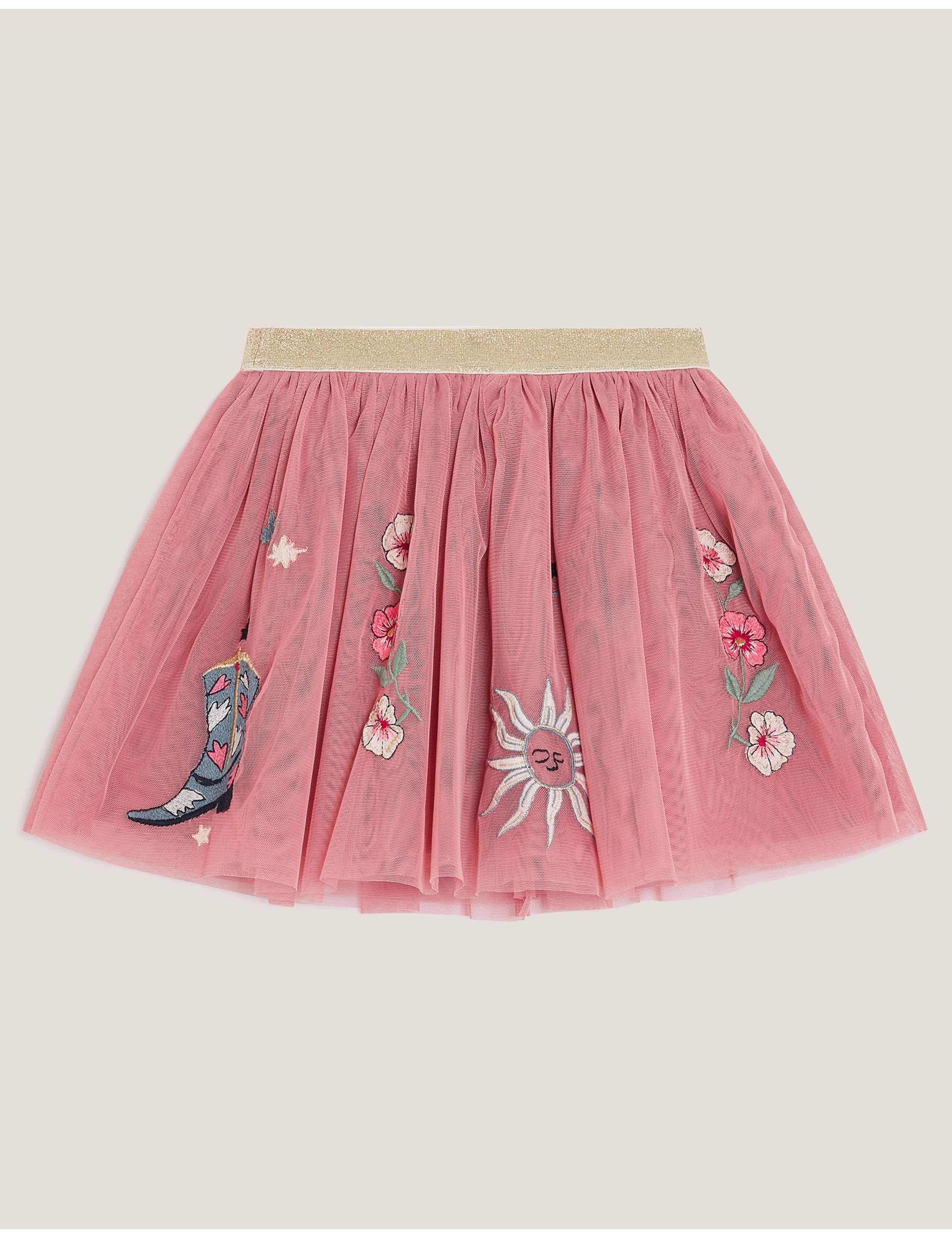Mini Cowboy Embroidered Tutu Skirt (3-15 Yrs) 2 of 3