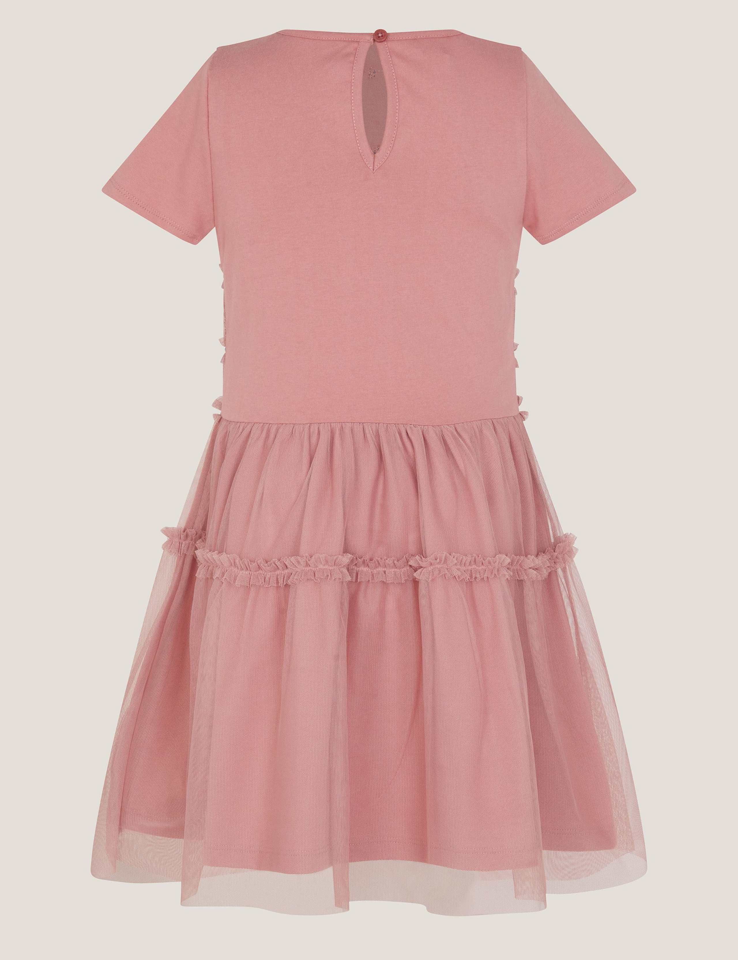 Jersey Mesh Sequin Butterfly Dress (3-13 Yrs) 3 of 4