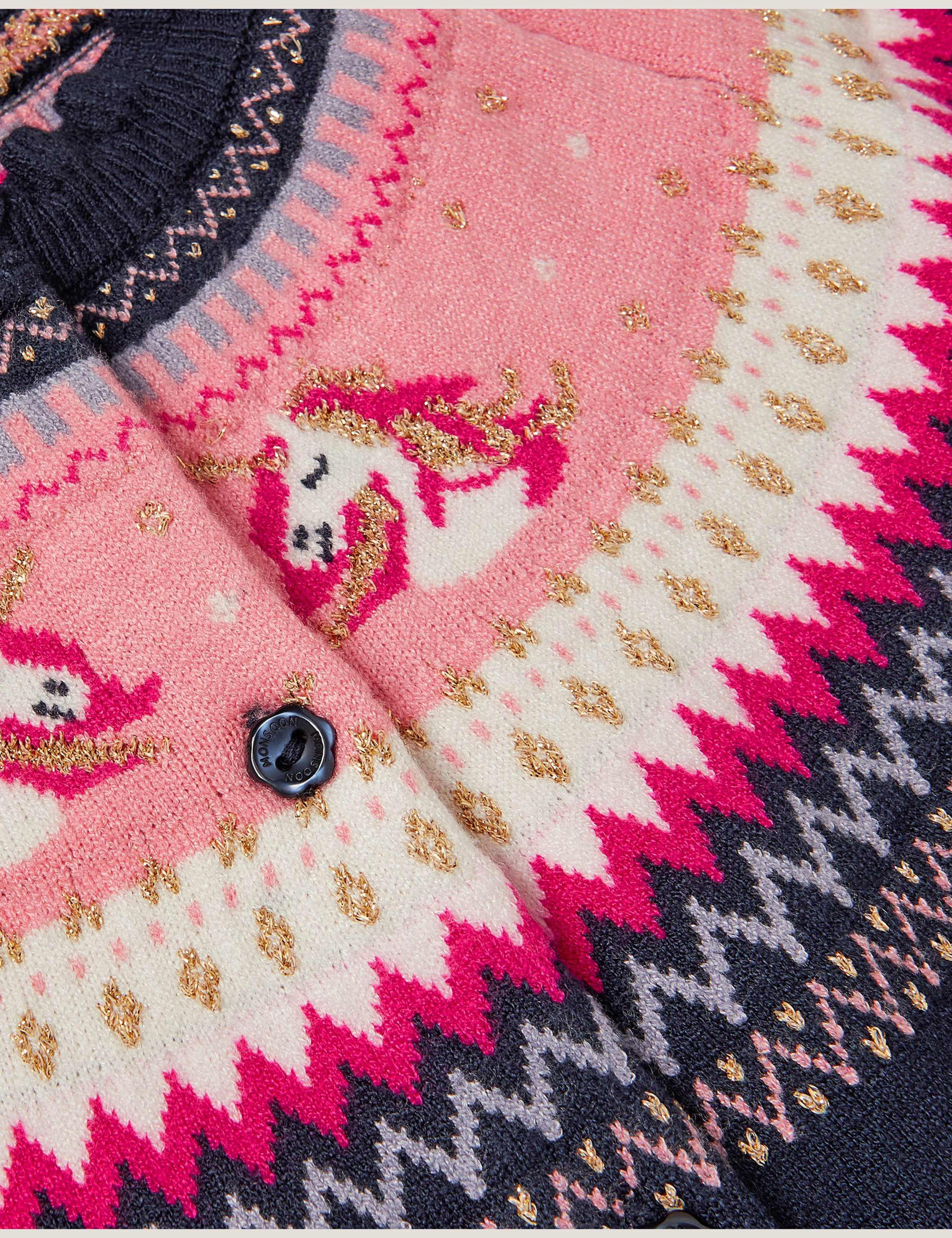 Unicorn Fair Isle Cardigan (3-13 Yrs) 2 of 3